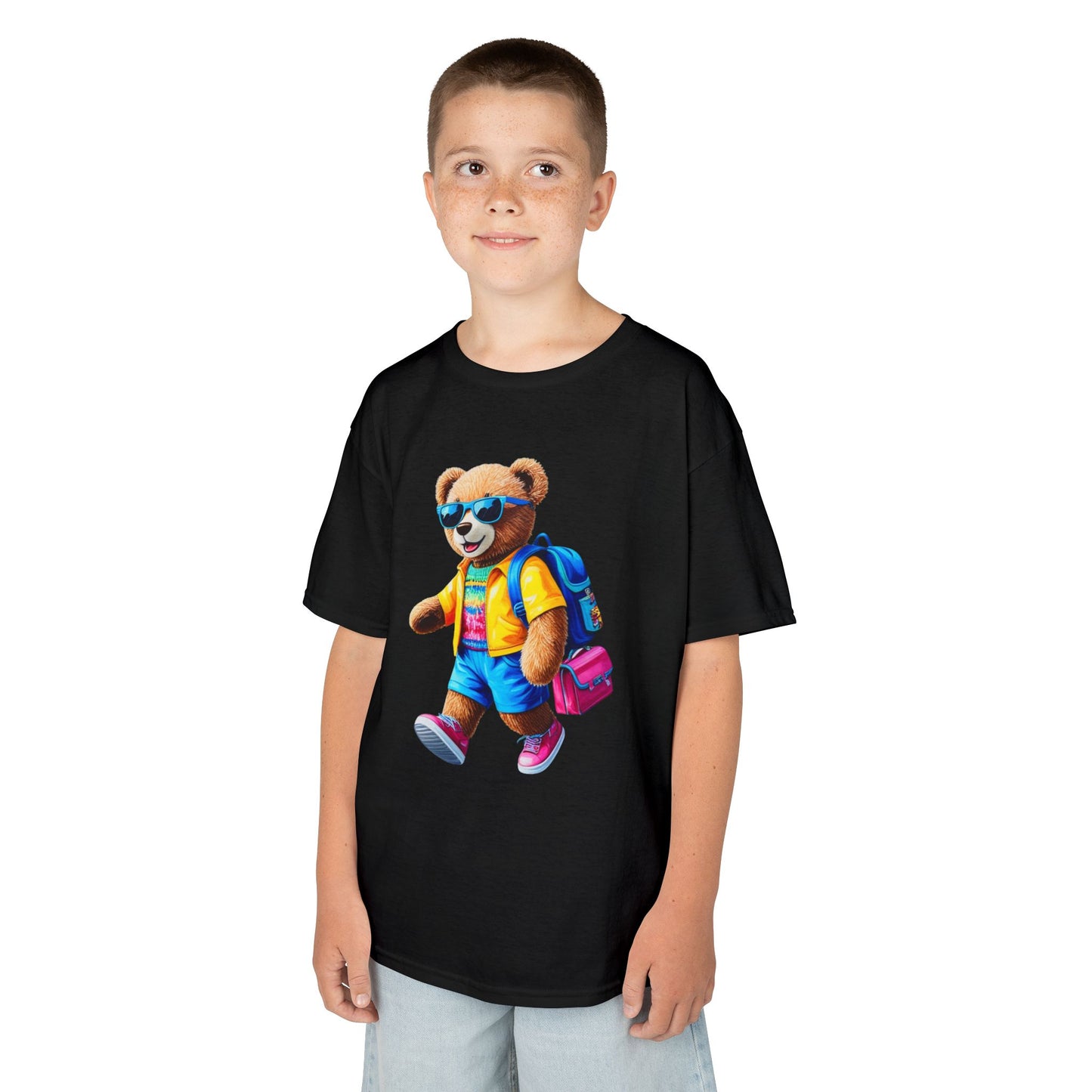 Cool Bear Kids Tee, Kids Cotton T-shirt, Cute Animal Shirt, Back to School Tee, Fun Bear Graphic Tee