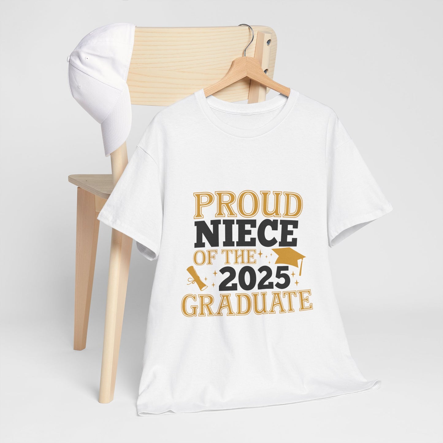 Proud Niece of the 2025 Graduate Unisex Cotton Tee