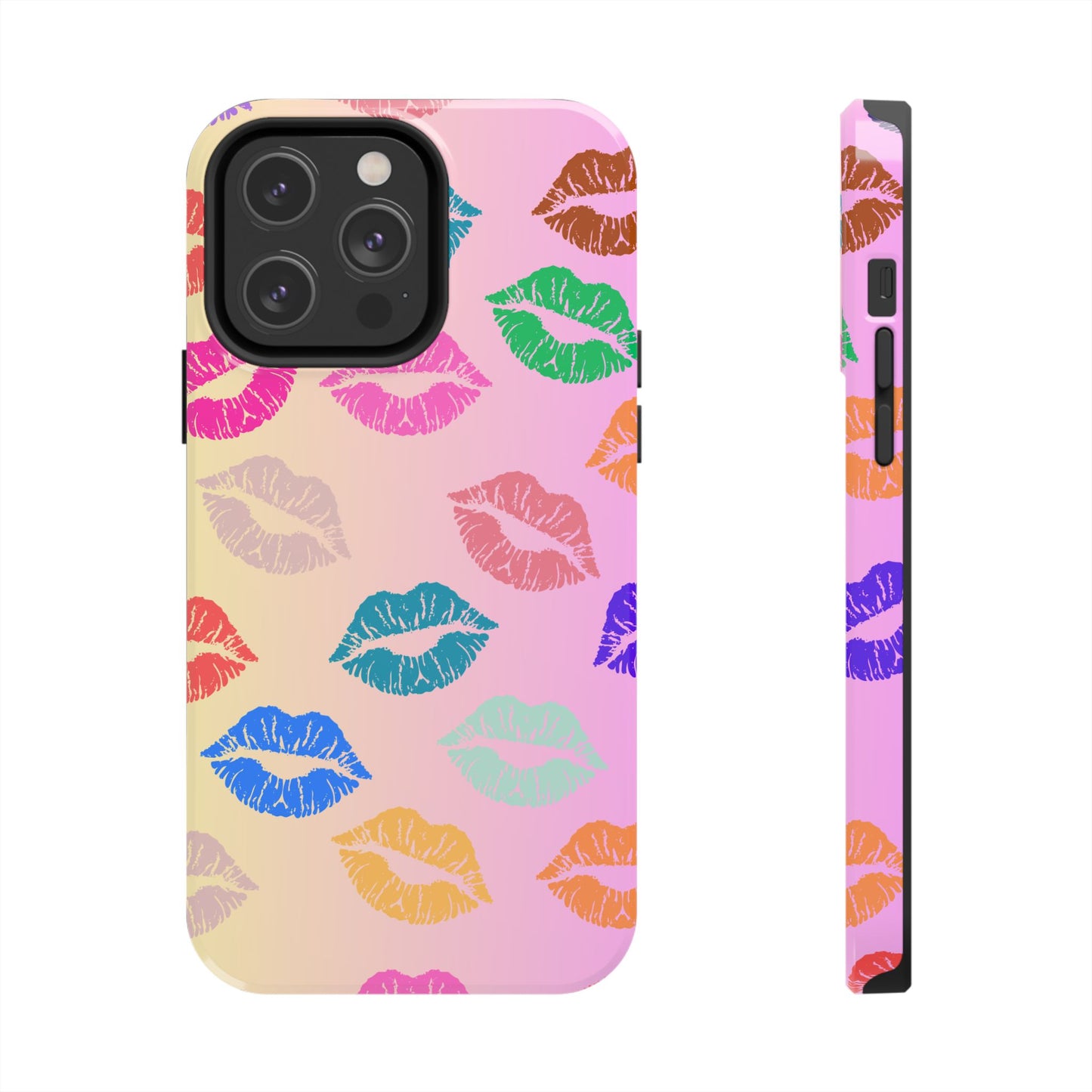 Kiss Print Tough Phone Cases Cute, Durable for Iphone