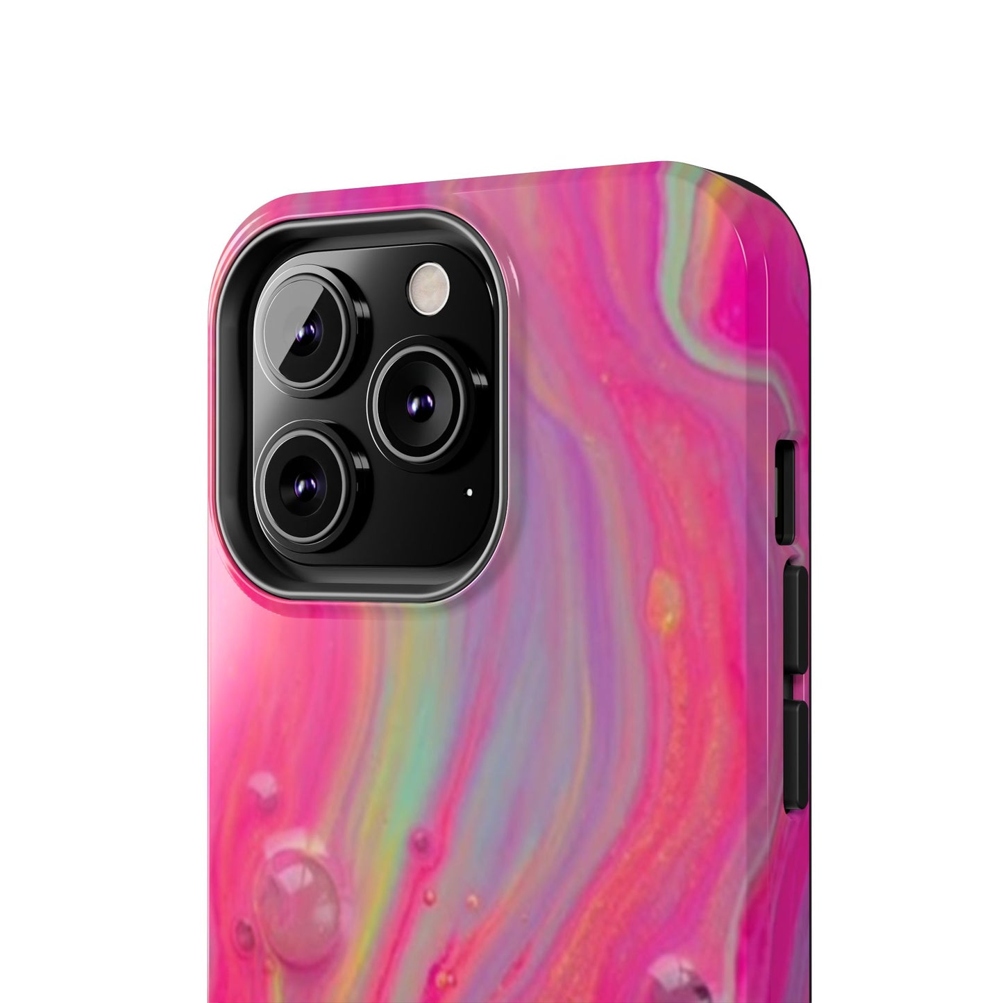 Colorful Swirl Futuristic Tough Phone Case, Stylish Durable Cover for Iphone