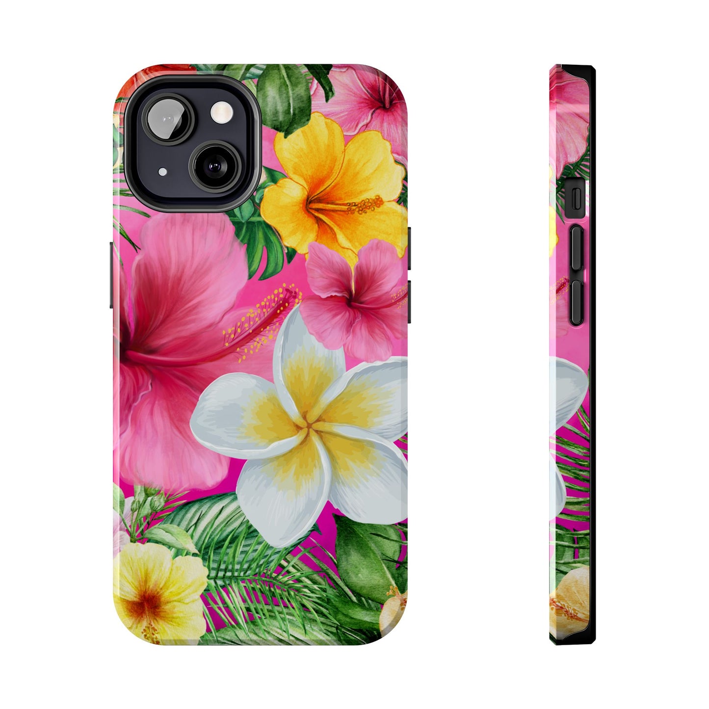 Tropical Floral Phone Case - Tough, Durable, Chic Protection, Summer Vibes, Gift for Her
