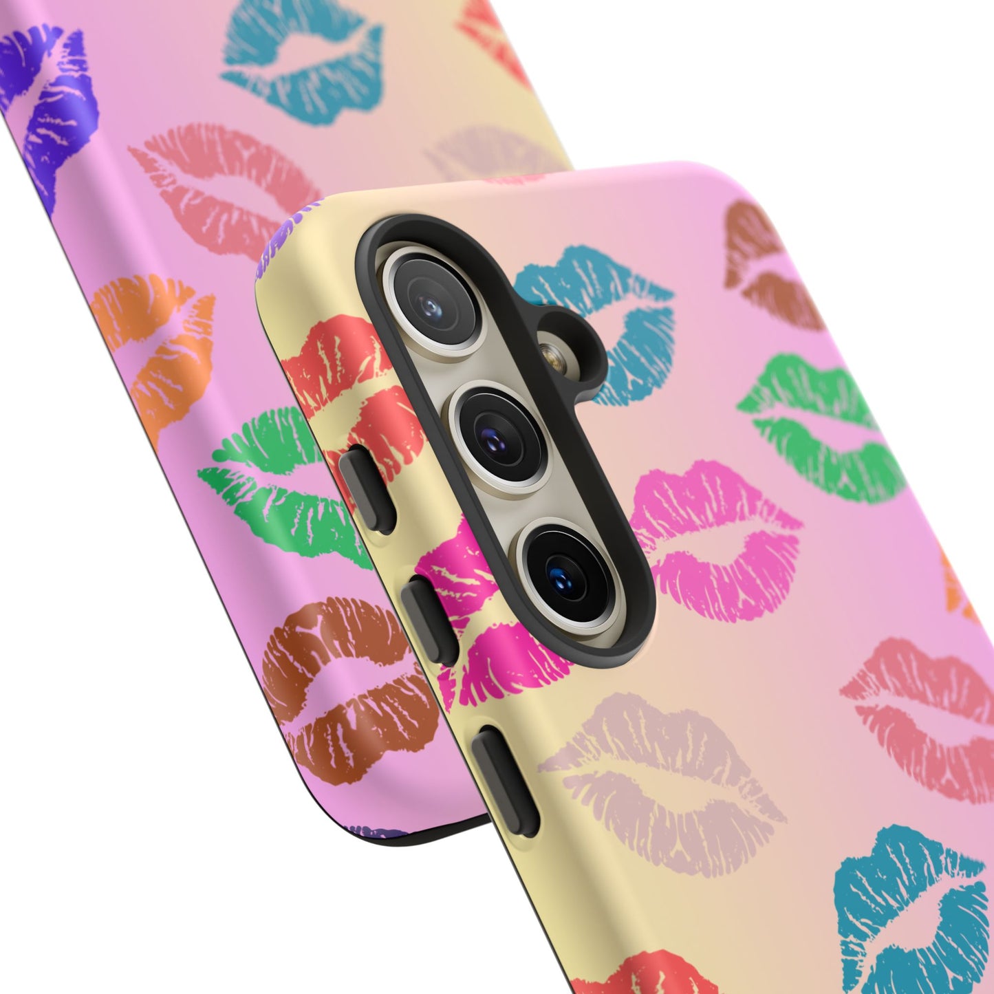 Kiss Print Tough Phone Cases Cute, Durable for Samsung