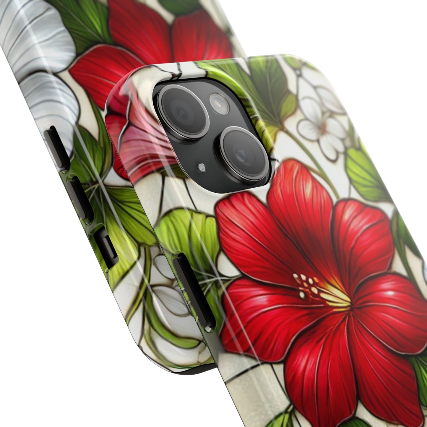 Tough Phone Case with Vibrant Floral Design - Perfect Gift for Nature Lovers