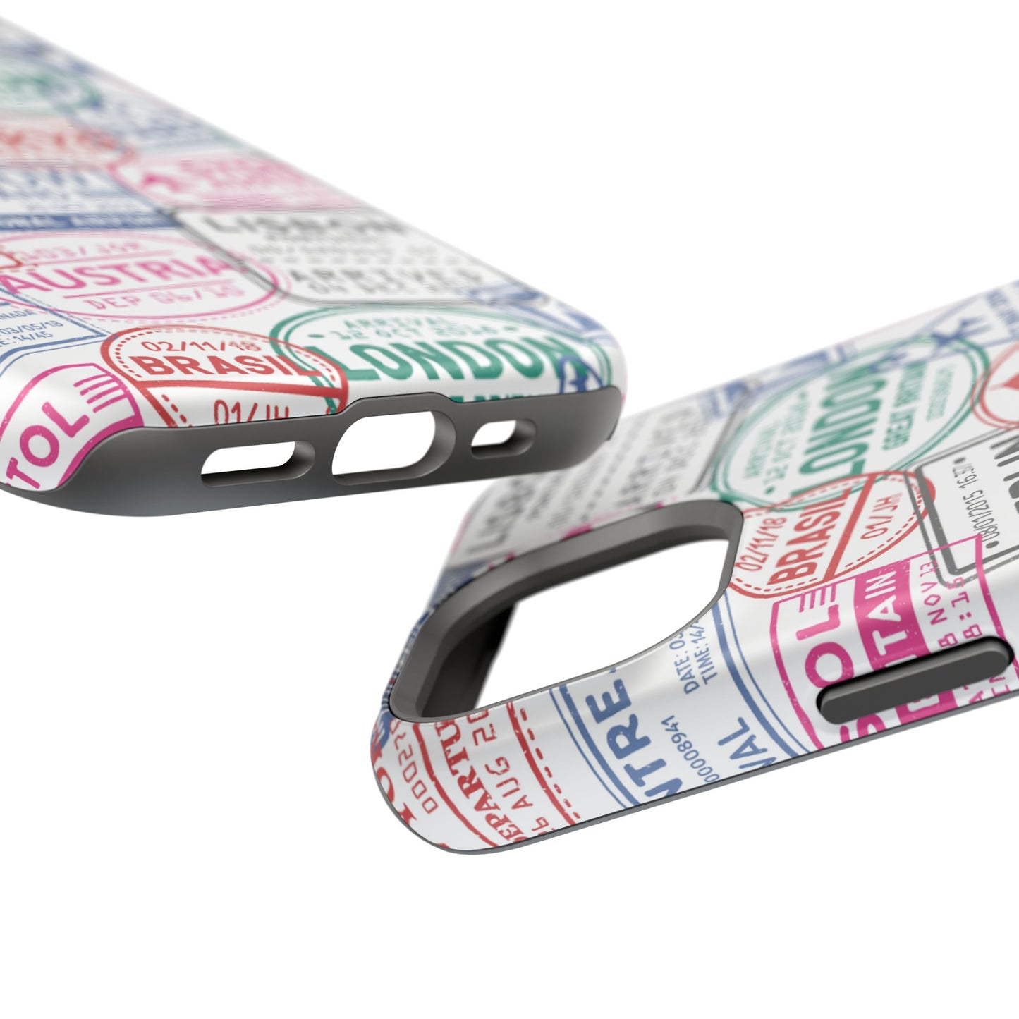 Travel-Inspired, Passport, Travelers, Adventure Stamp, Unique MAGNETIC Phone Case