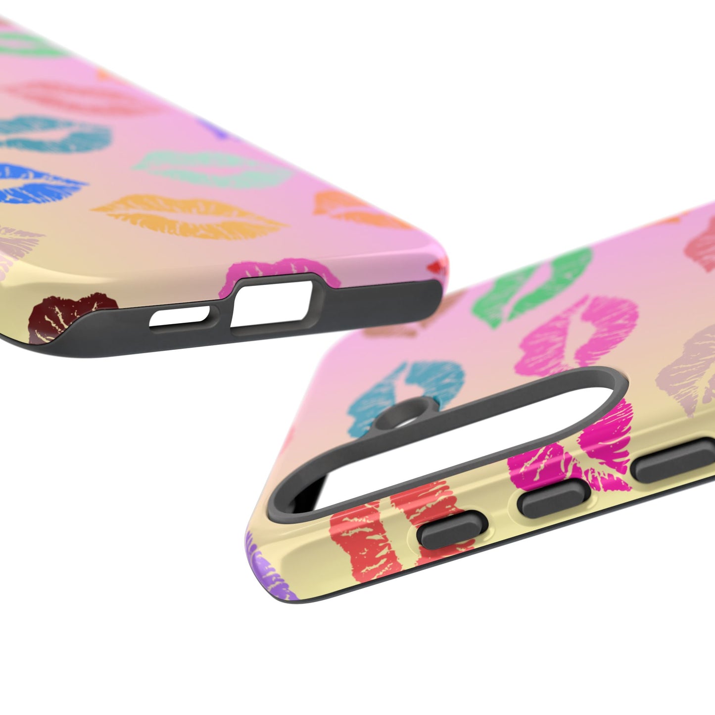 Kiss Print Tough Phone Cases Cute, Durable for Samsung