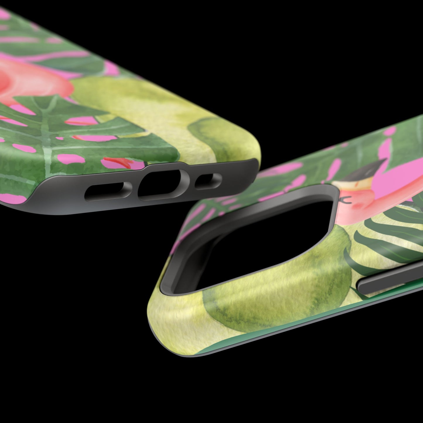 Tropical Flamingo, Cute, Summer Vibes MAGNETIC Tough Phone Case