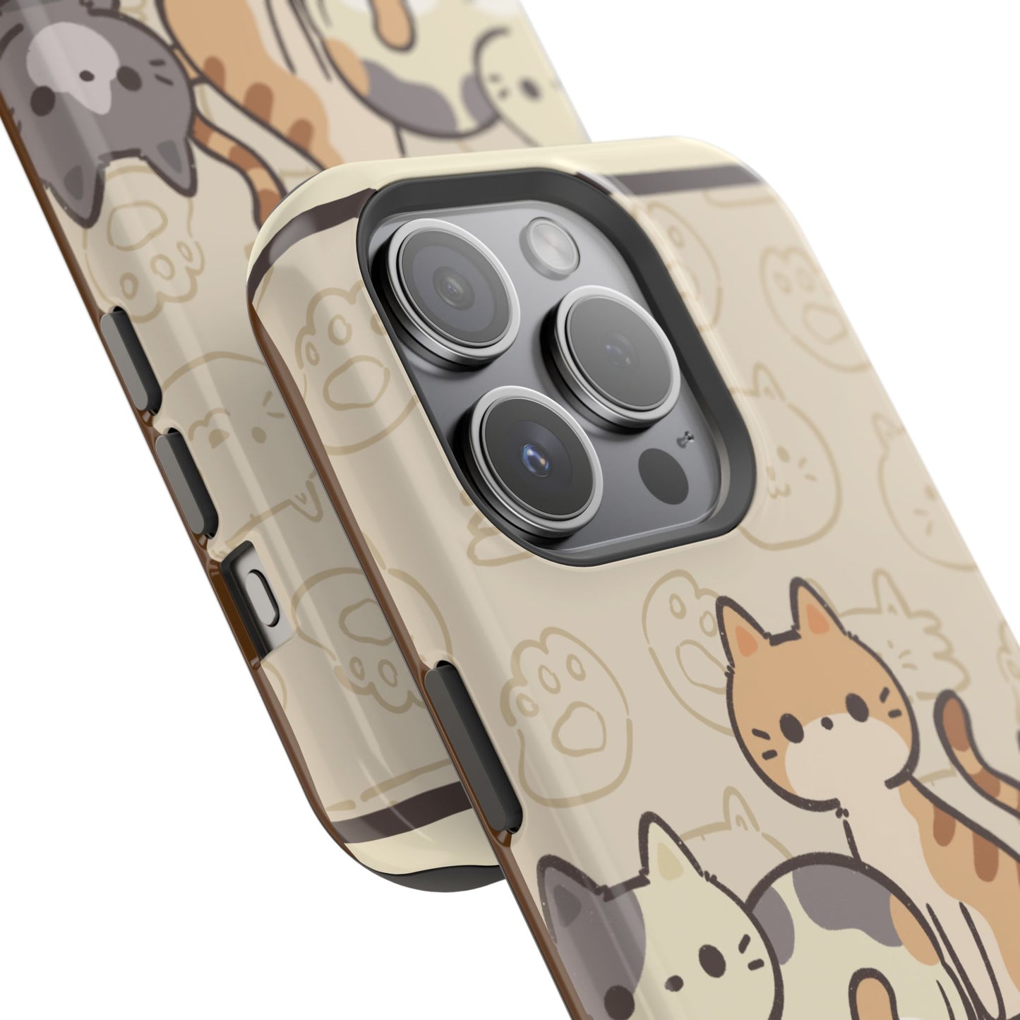 Cute Cat Tough MAGNETIC Phone Case - Don’t Touch My Phone!