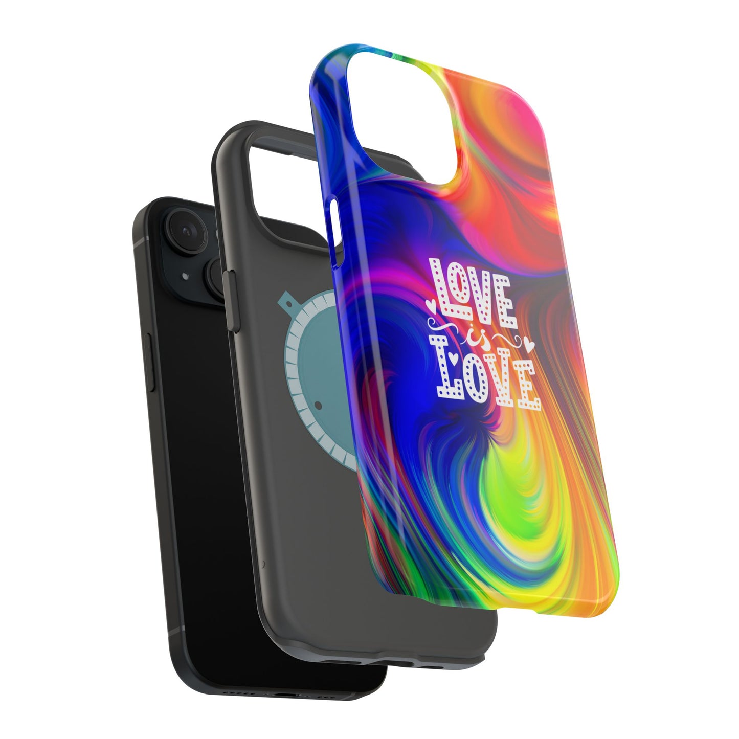 LOVE IS LOVE Colorful Love, Pride Tough Phone Case