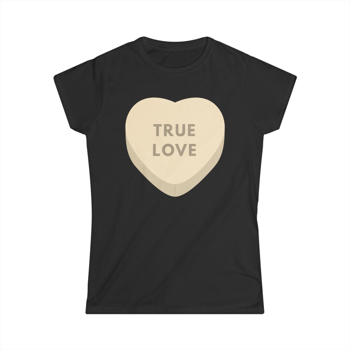 Copy of Valentine's Day Women's Softstyle Tee - 'True Love' Heart T-Shirt