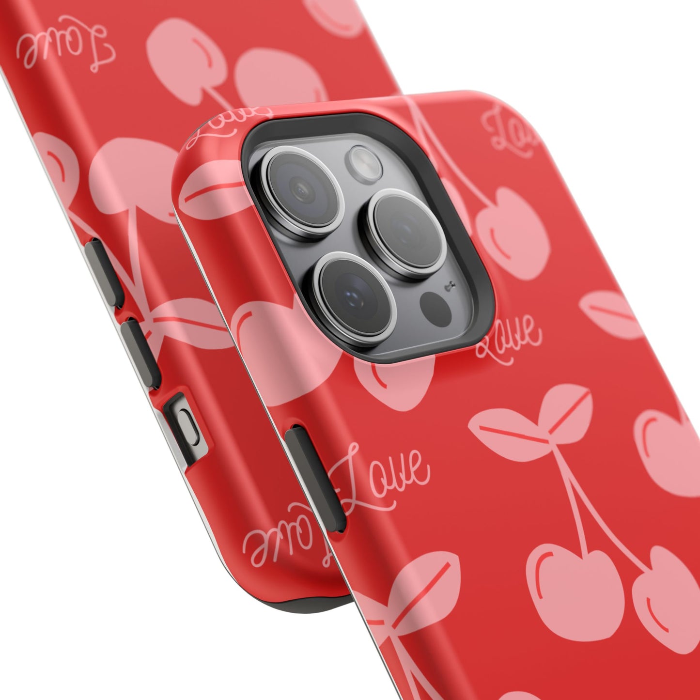 Cherry Love MAGNETIC Tough Cases, Cute Protection, Gift for Her, Valentine's Day