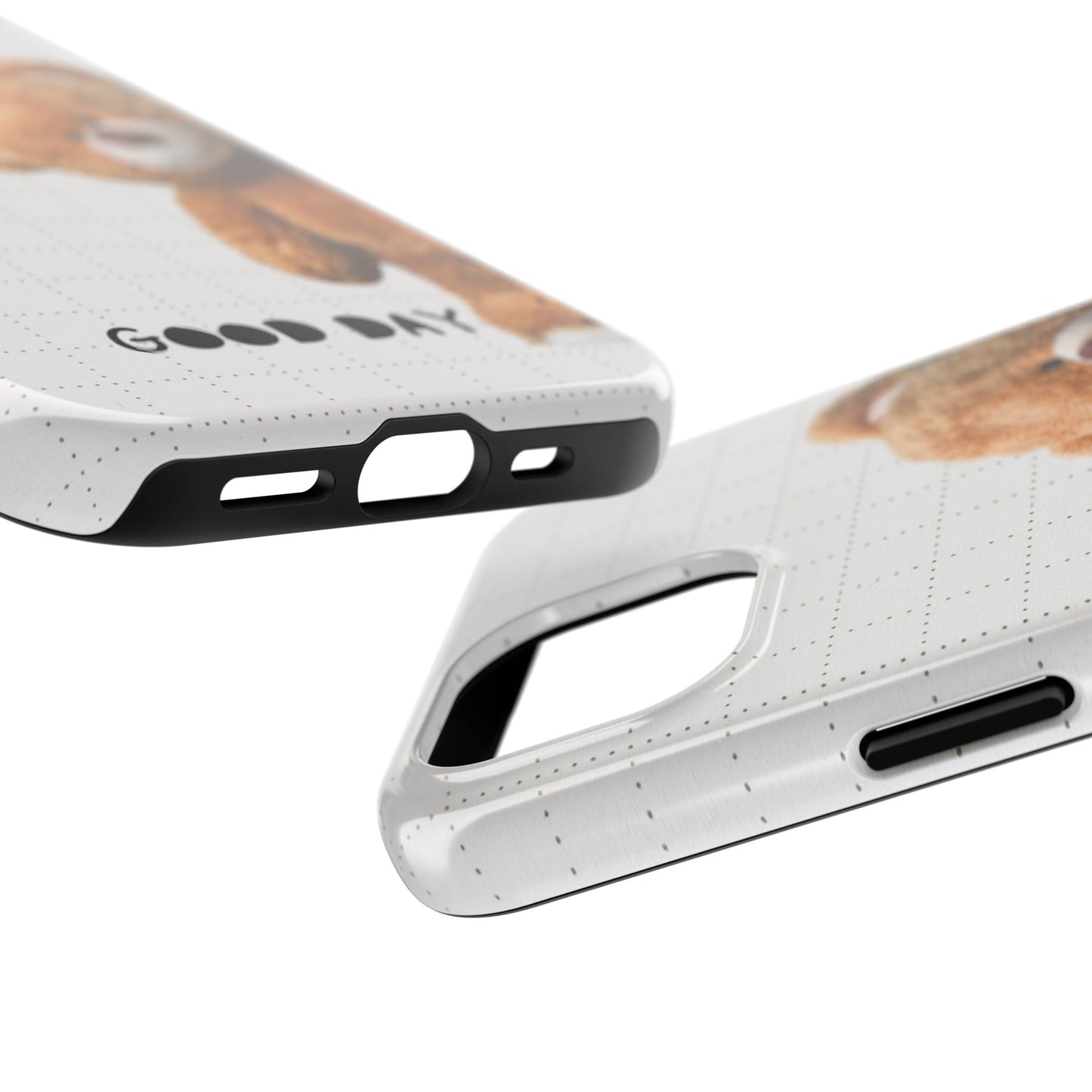 Good Day Teddy Bear Phone Cases, Cute, Gift for Friends, Teddy Bear Lover's Case