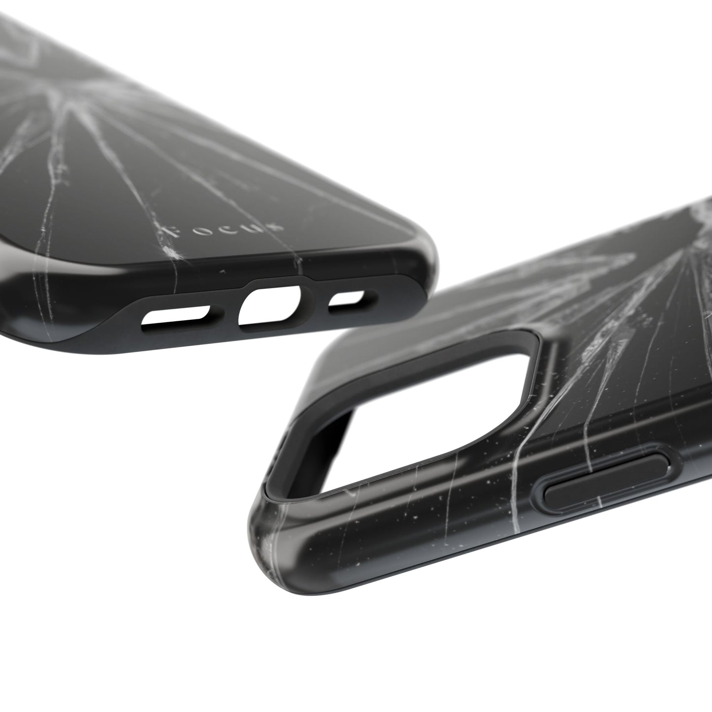 Durable Magnetic FOCUS Broken Glass Stylish Tough Case