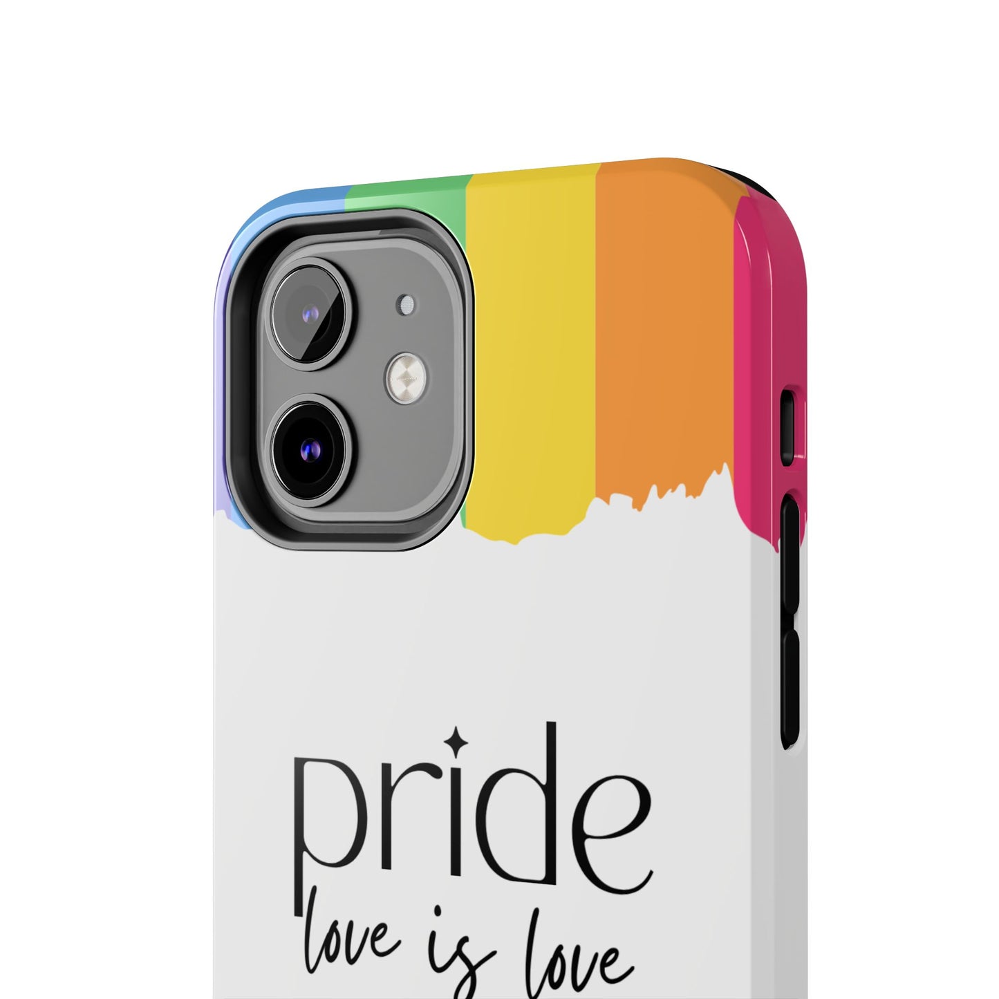 Pride - Love is Love, LGBTQ+, Rainbow Tough Phone Case