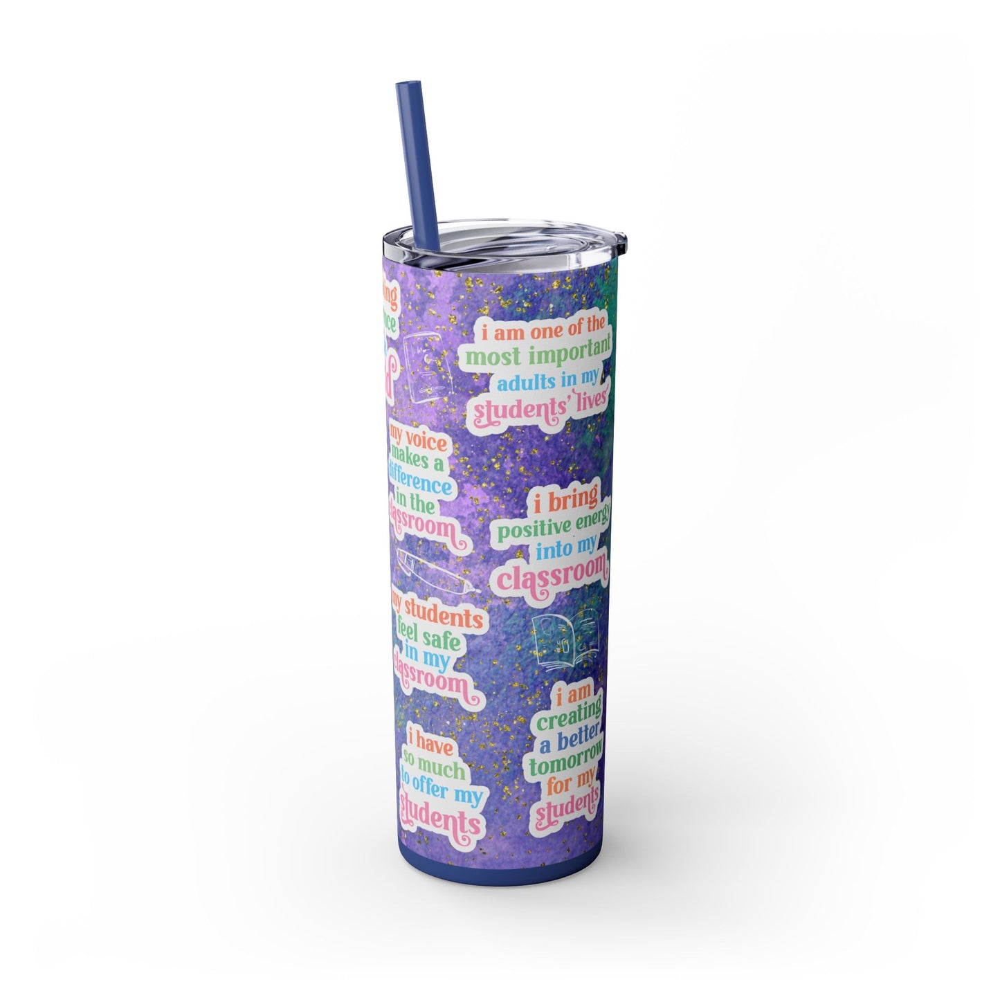 Teacher Daily Affirmation 20 oz Tumbler - Motivational