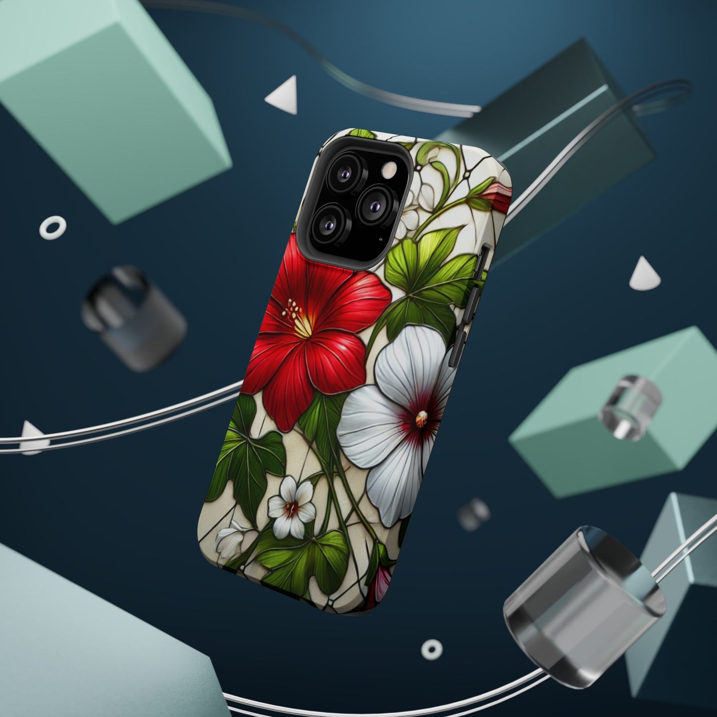Floral MAGNETIC Phone Case - Vibrant Phone Protection - Great Gift