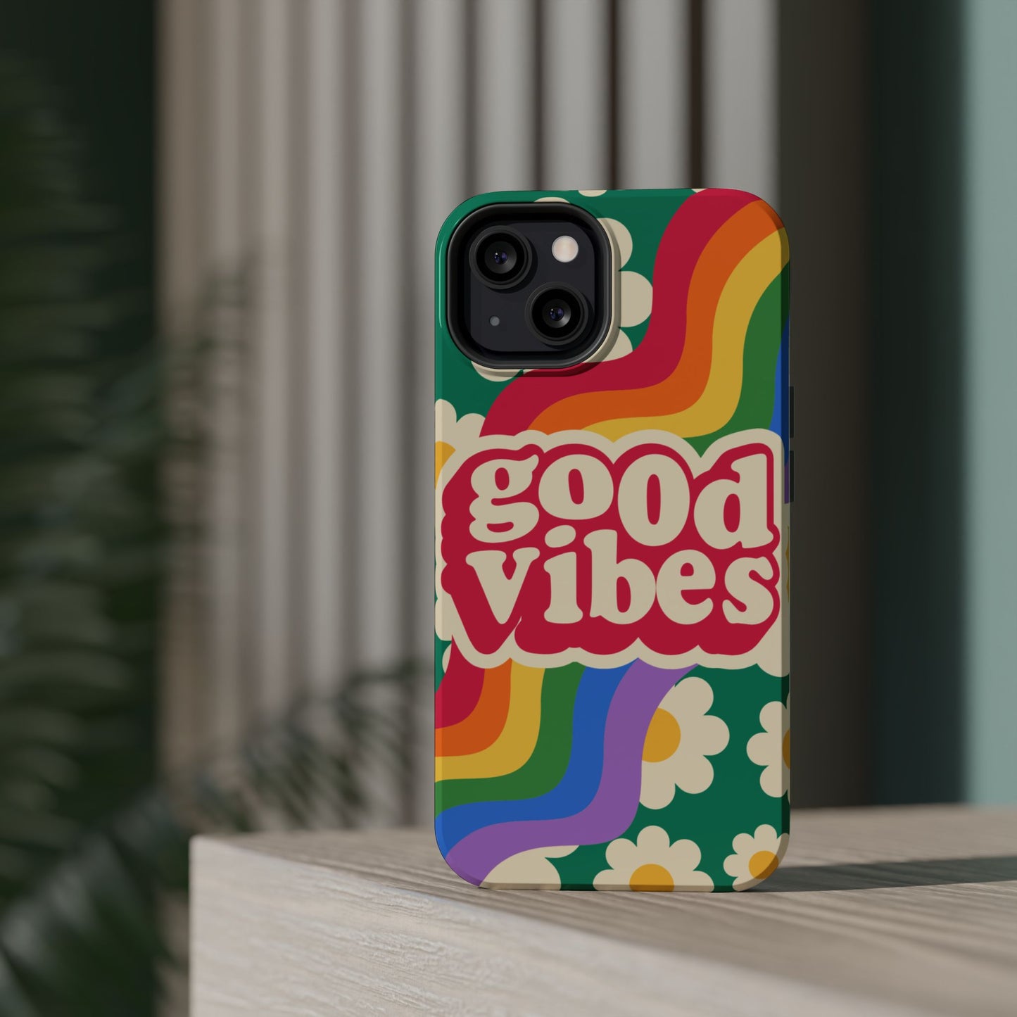 Good Vibes MAGNETIC Tough Phone Cases, Colorful, Cheerful Phone Protection, Gifts for Friends