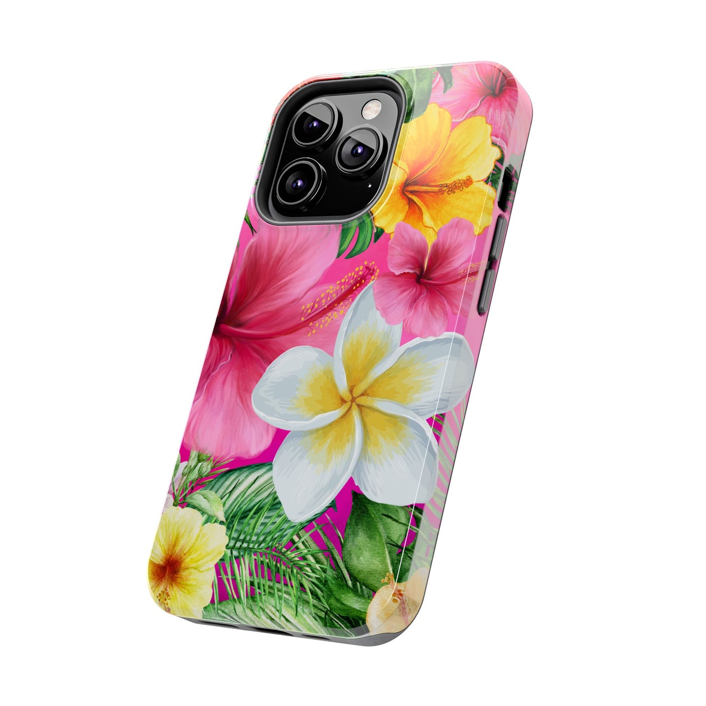Tropical Floral Phone Case - Tough, Durable, Chic Protection, Summer Vibes, Gift for Her
