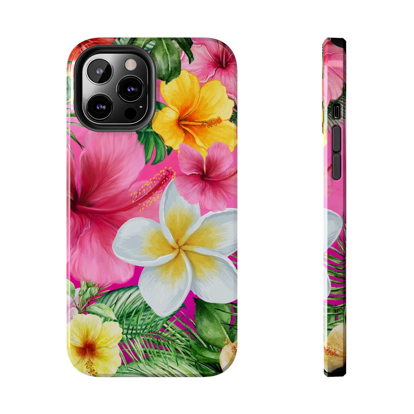 Tropical Floral Phone Case - Tough, Durable, Chic Protection, Summer Vibes, Gift for Her