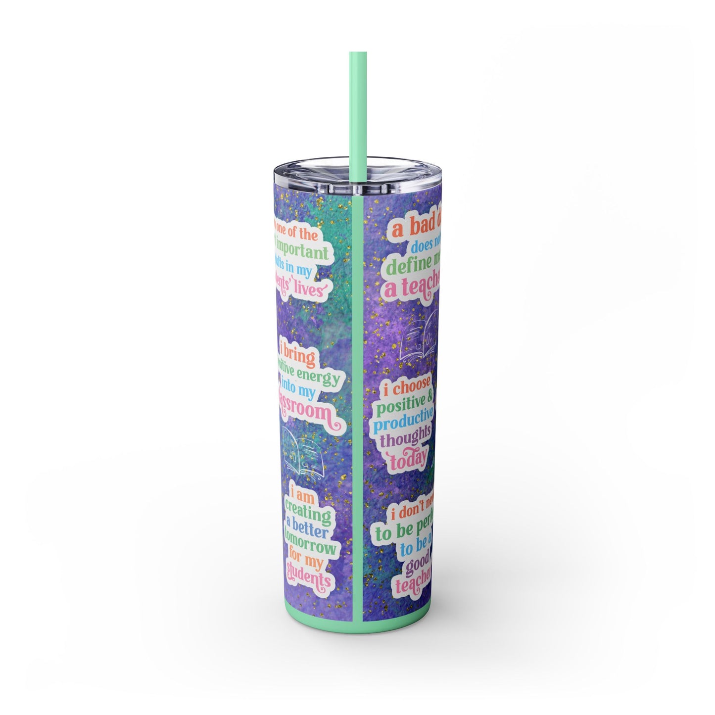 Teacher Daily Affirmation 20 oz Tumbler - Motivational