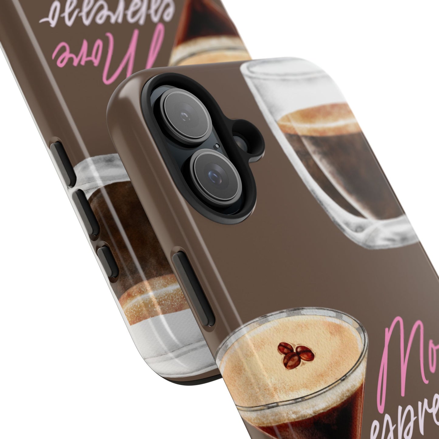Stylish Coffee Phone Case, Espresso Lovers Gift, Cute Tough Case, Coffee Aesthetic, Phone Accessory for Baristas