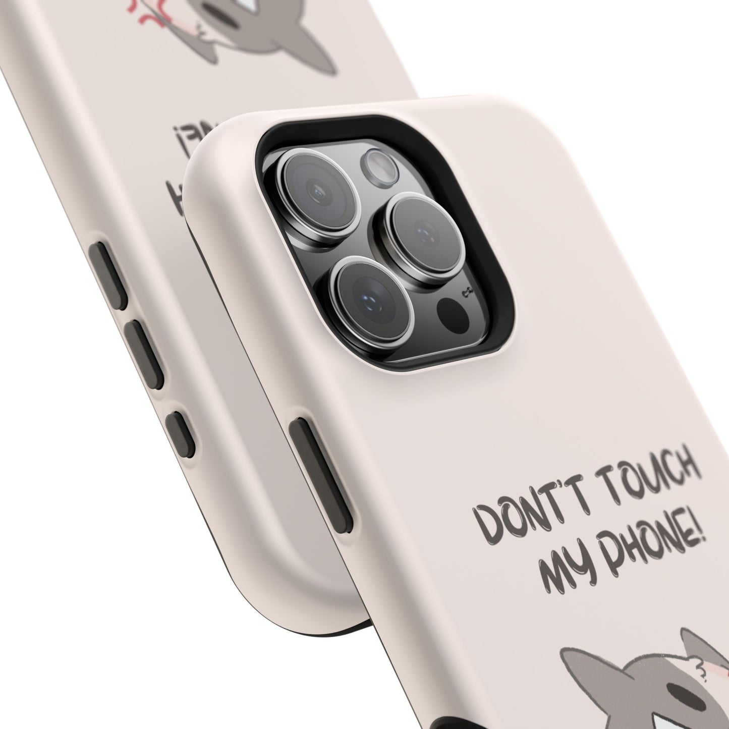 Funny Cat - Don't Touch My Phone! Tough MAGNETIC Phone Case