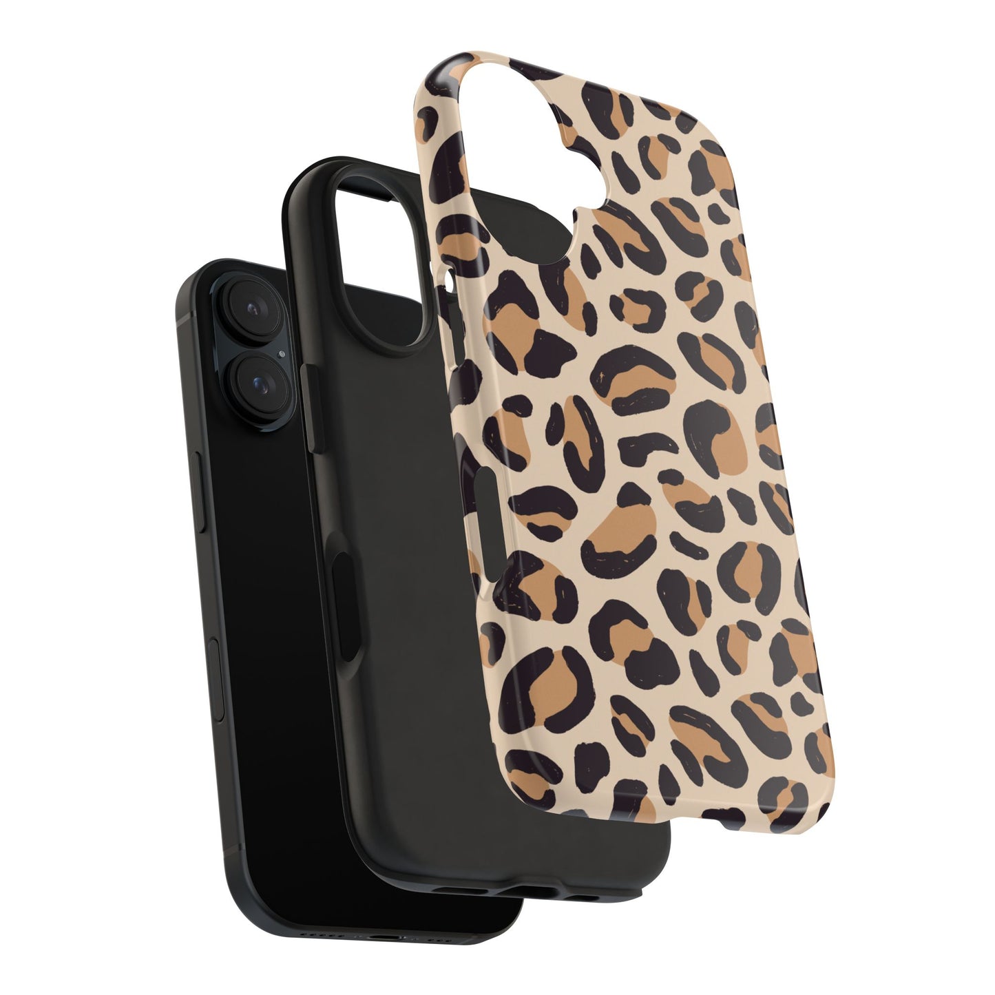 Stylish Leopard Print Tough Phone Cases