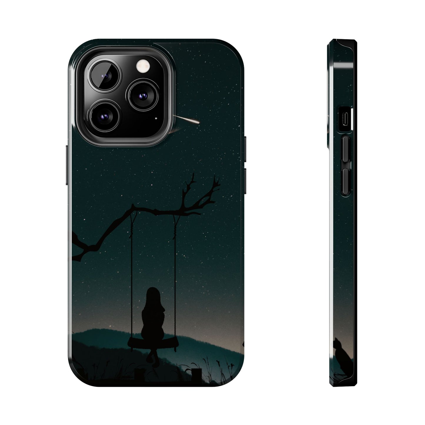 Dreamy Night Sky Tough Phone Cases Unique Celestial Design for Iphone