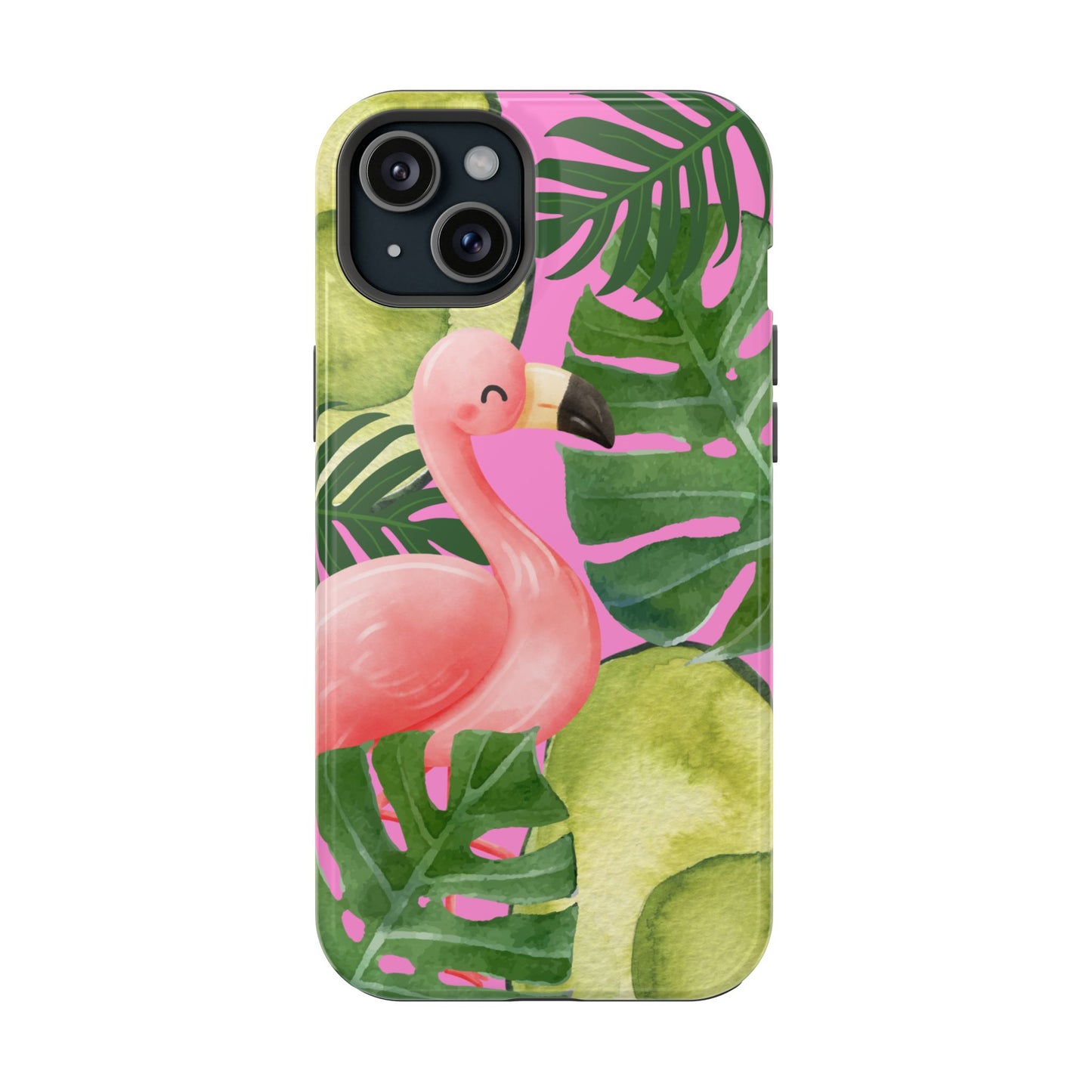 Tropical Flamingo, Cute, Summer Vibes MAGNETIC Tough Phone Case