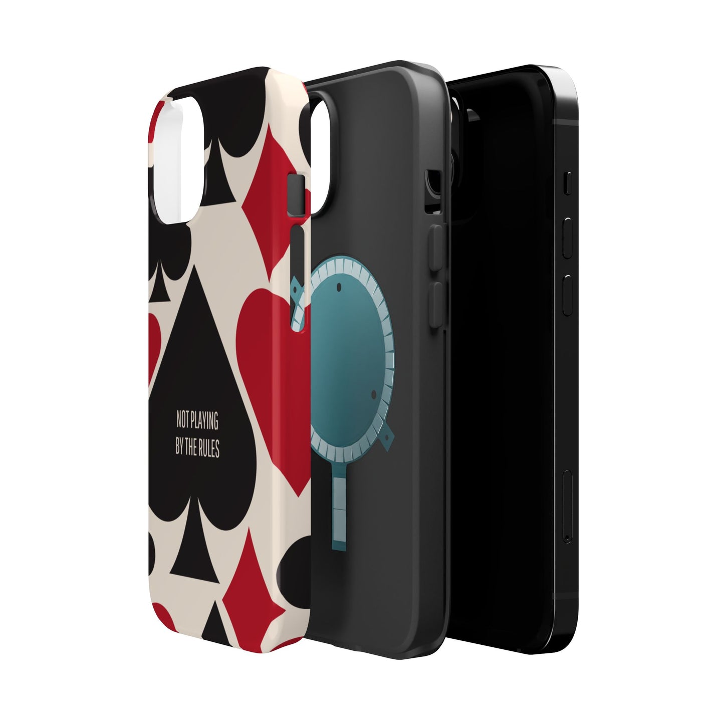 Bold Playing Card Tough Phone Case - Not Playing by the Rules for Iphone