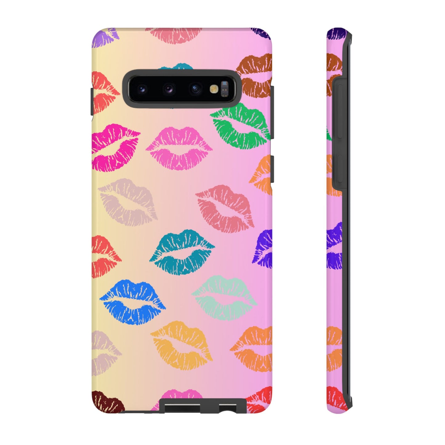 Kiss Print Tough Phone Cases Cute, Durable for Samsung