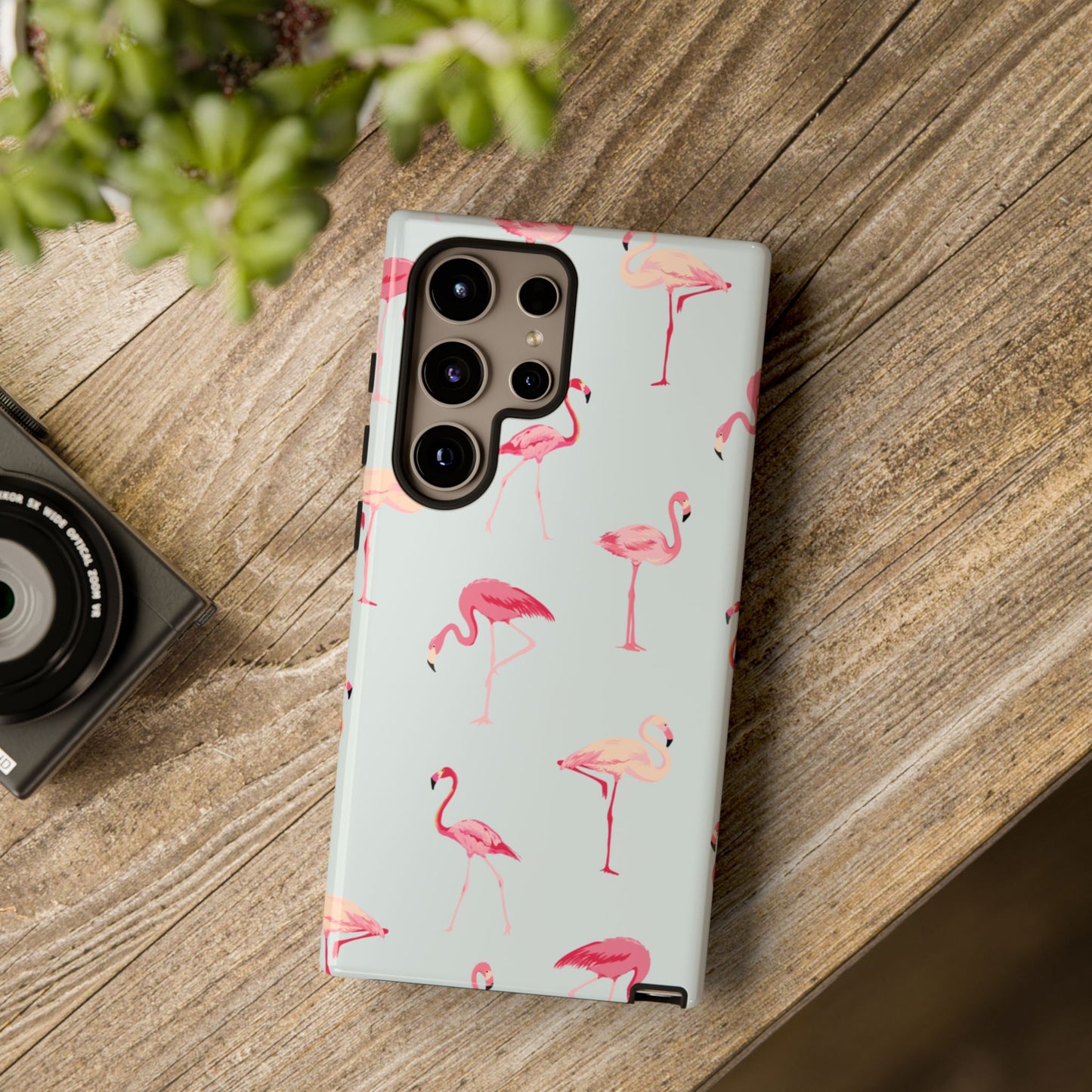 Stylish Flamingo, Summer Vibes Tough Phone Case for Samsung
