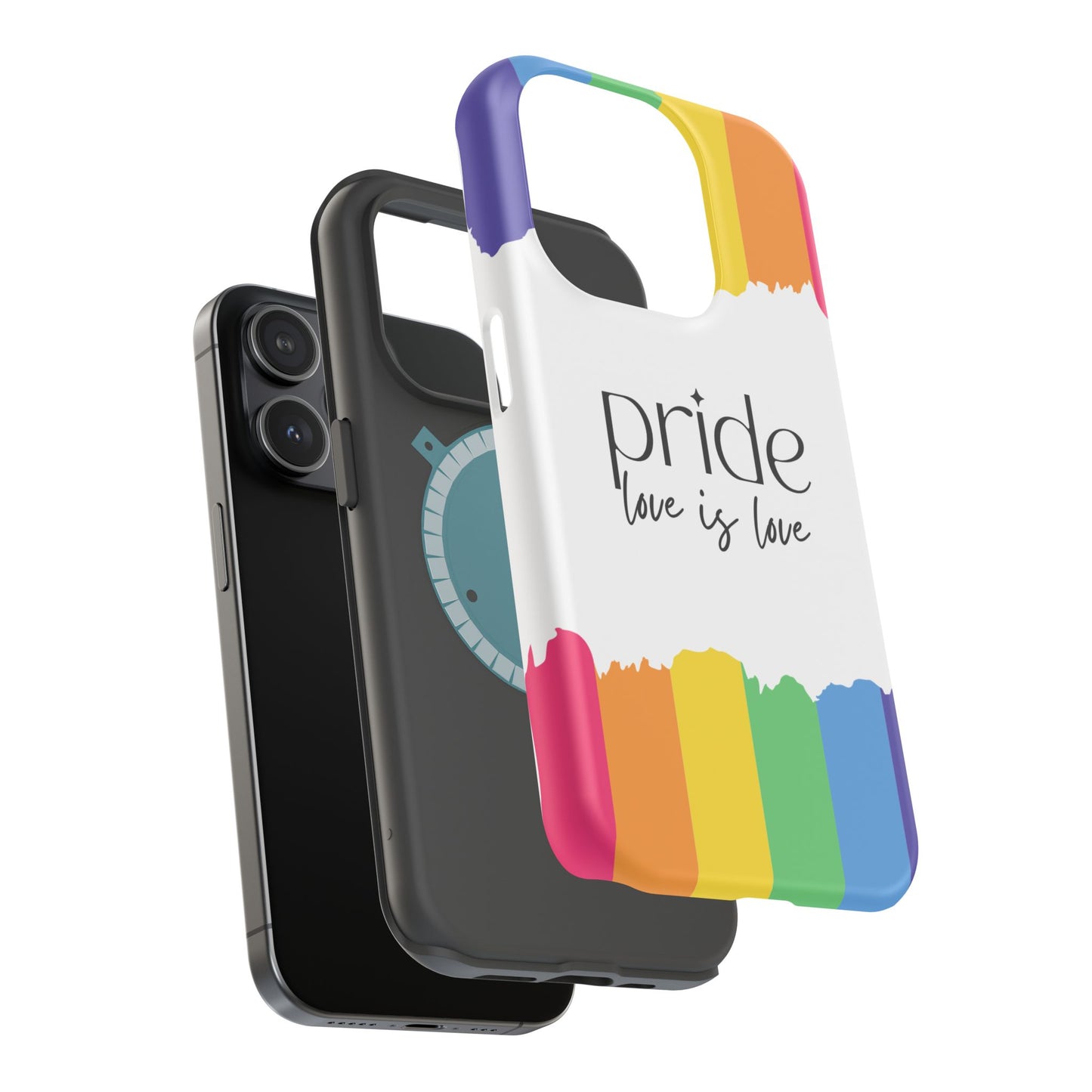 Pride - Love is Love, LGBTQ+, Rainbow Tough Phone Case