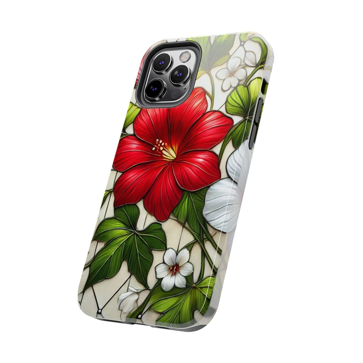 Tough Phone Case with Vibrant Floral Design - Perfect Gift for Nature Lovers