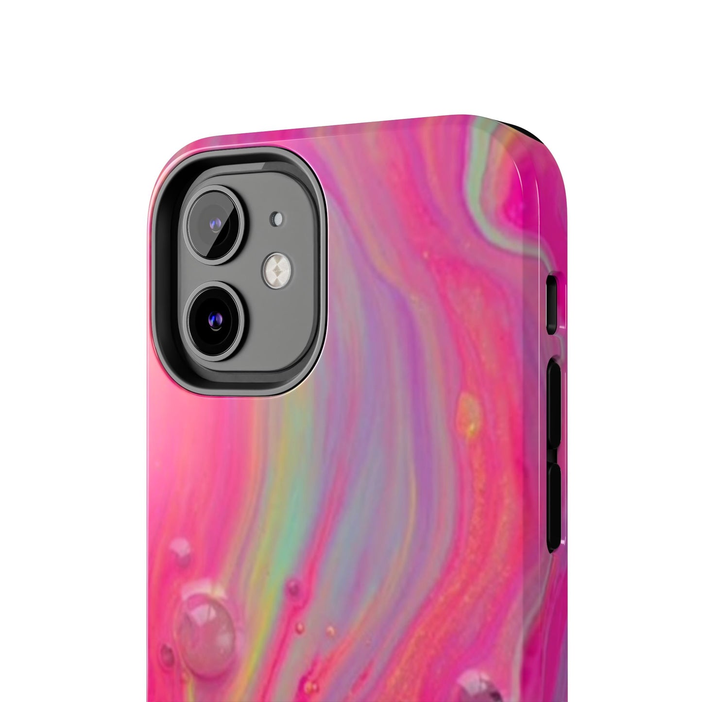 Colorful Swirl Futuristic Tough Phone Case, Stylish Durable Cover for Iphone