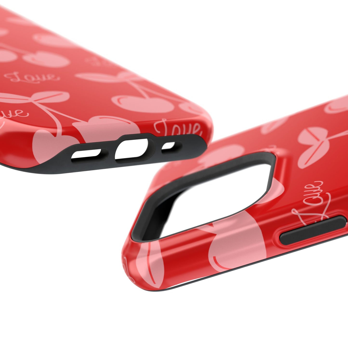 Cherry Love MAGNETIC Tough Cases, Cute Protection, Gift for Her, Valentine's Day