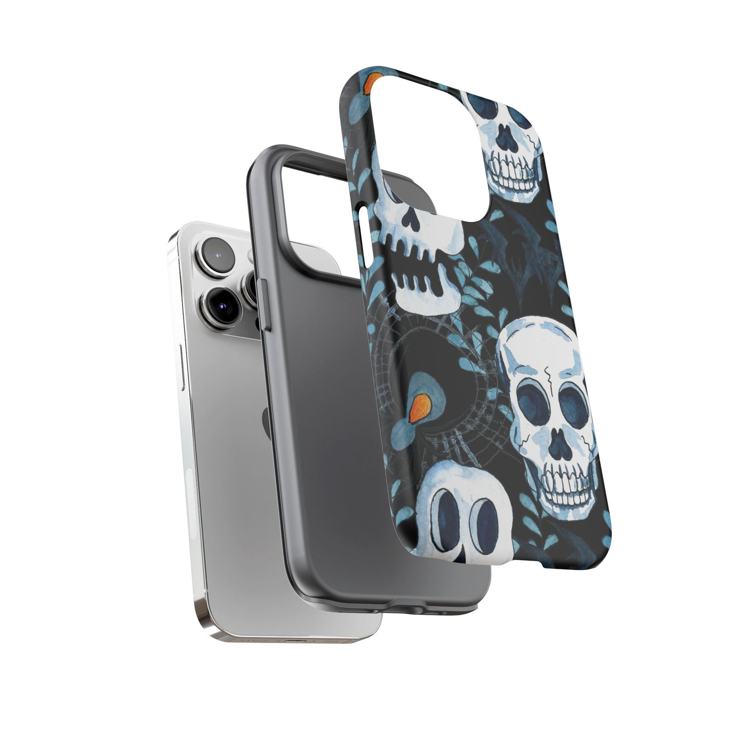 Halloween, Skull, Gothic Phone Case for Iphone - FREE Shipping