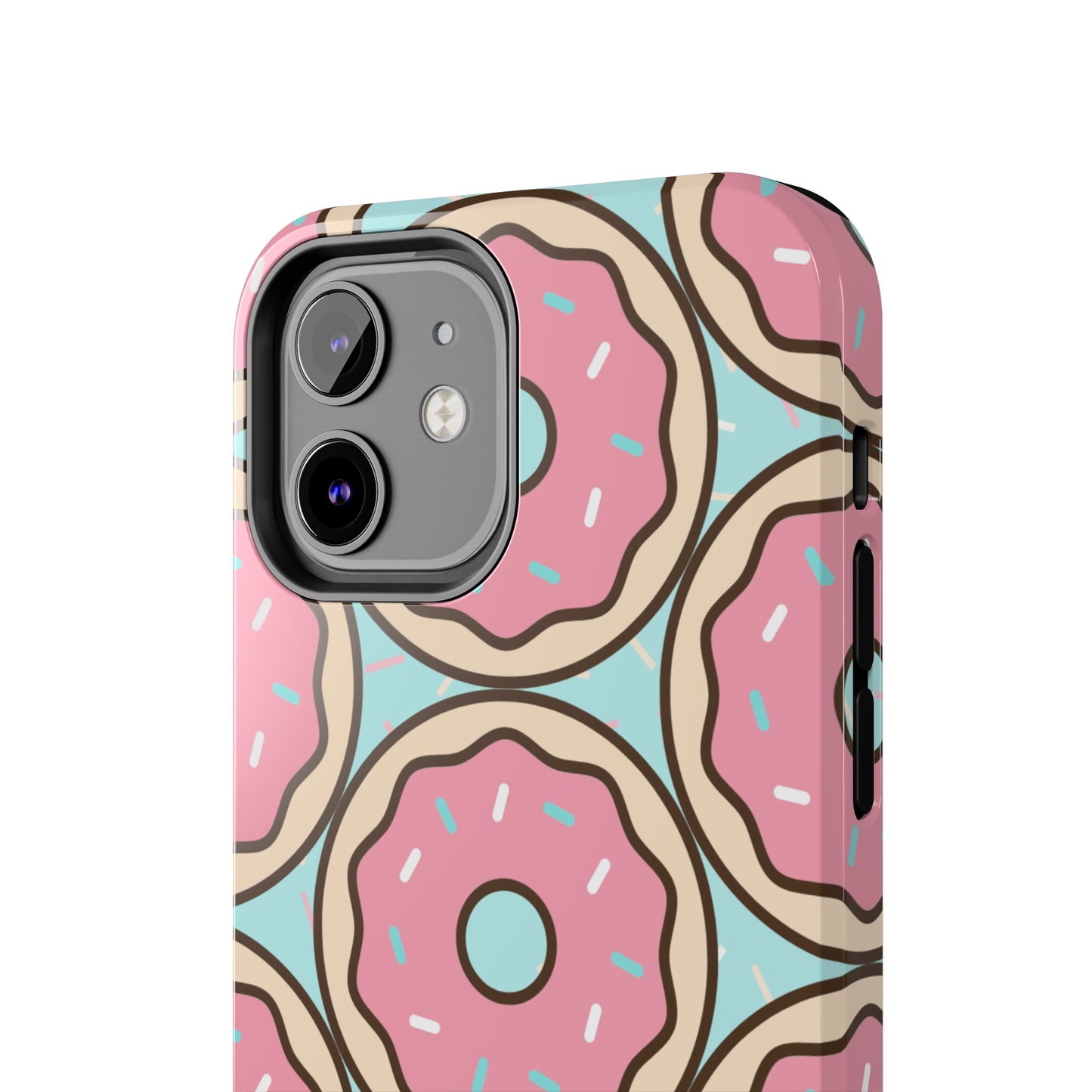 Cute Donut Pattern Tough Phone Case
