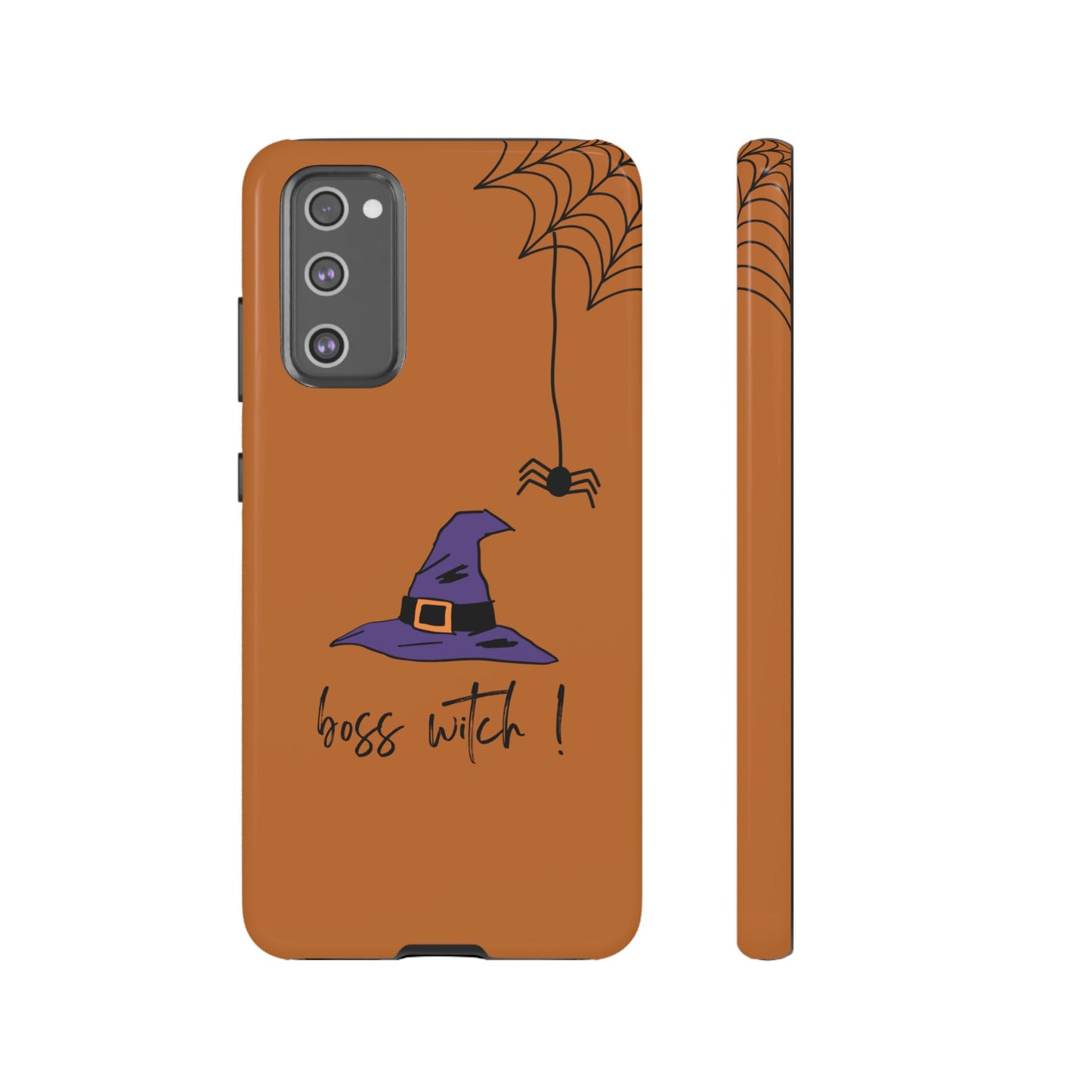 Halloween Phone Case, Boss Witch Phone Cover, Spooky Witch Design, Phone Accessory, Gift for Her, Autumn Decor, Witchy Aesthetic
