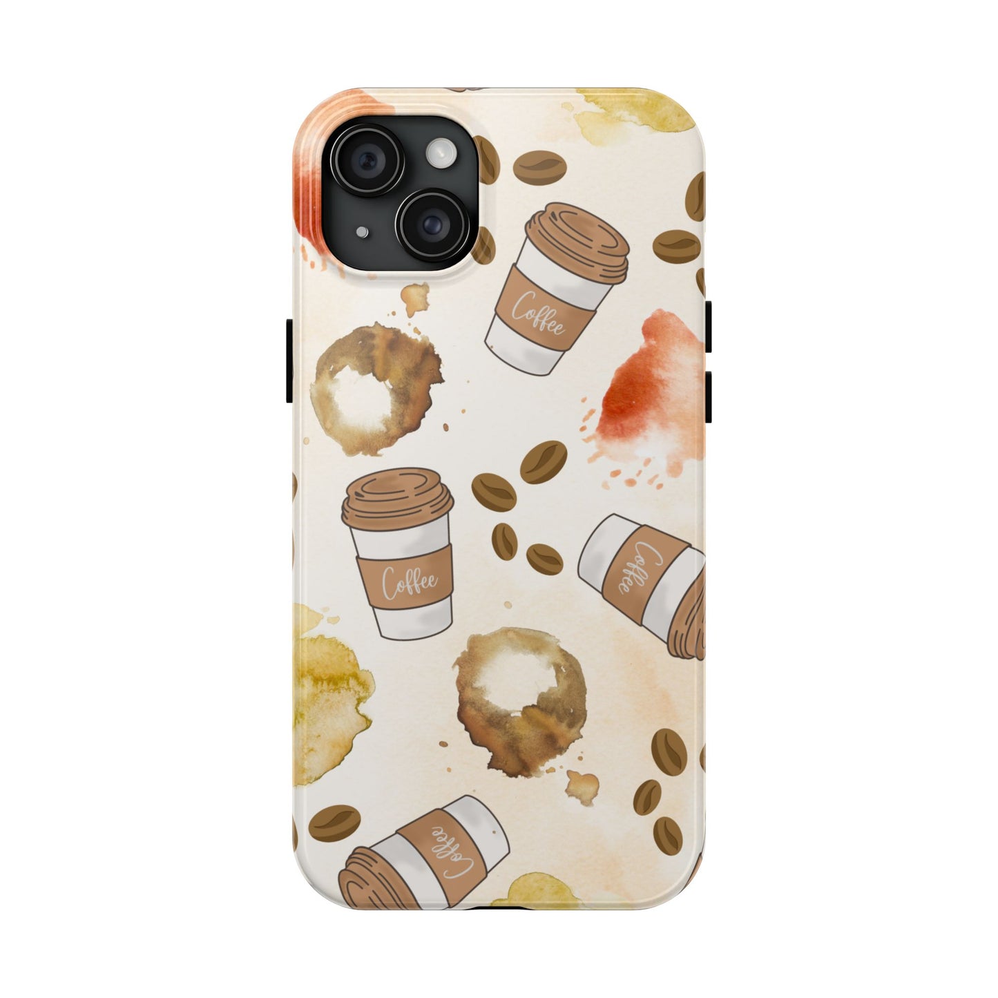 Cute, Trendy, Coffee Lover, Barista Tough Phone Cases for Iphone