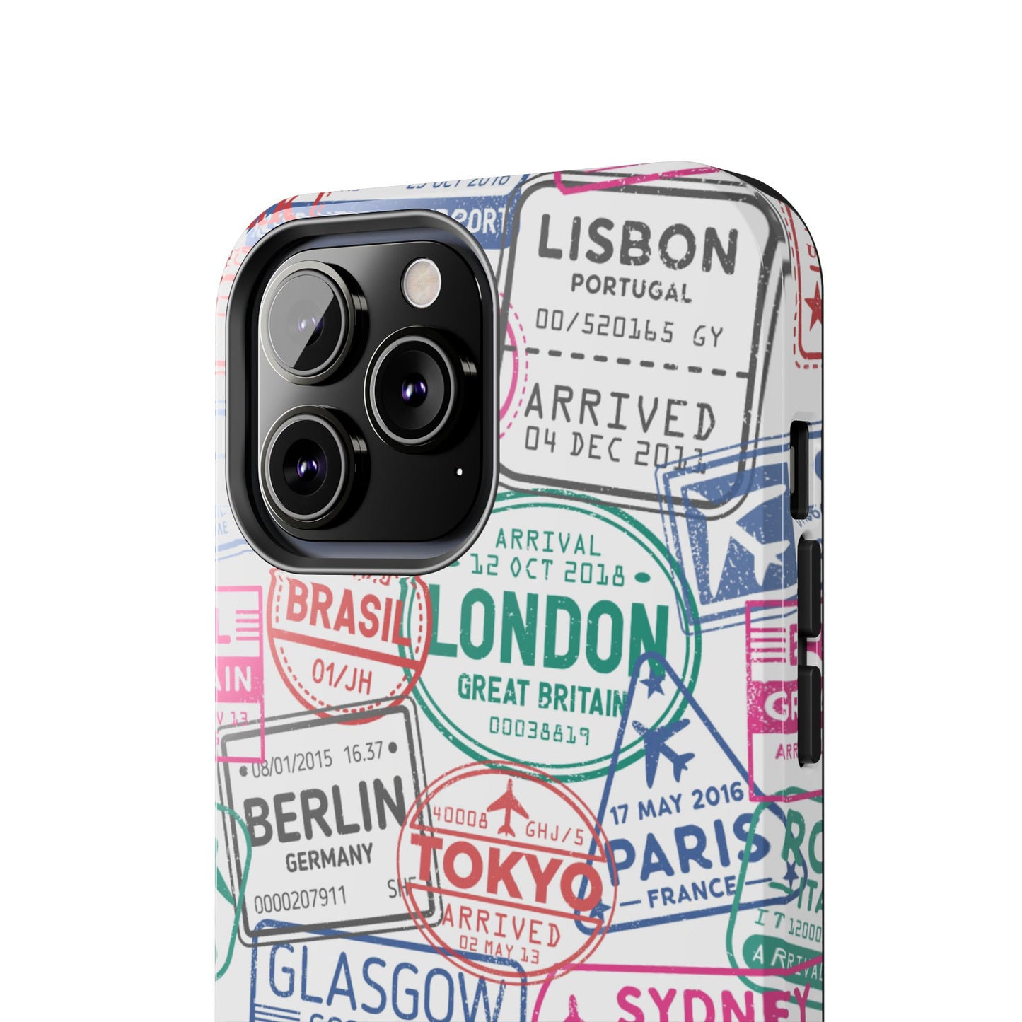 Travel-Inspired, Passport, Travelers, Adventure Stamp, Unique Phone Case