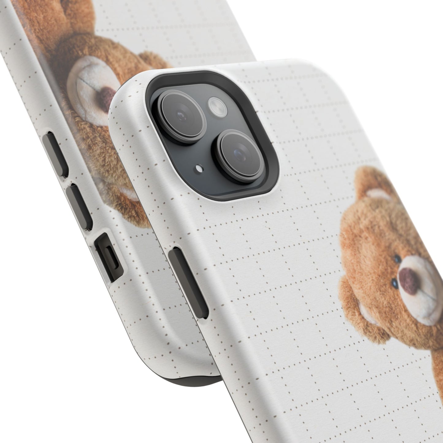 Good Day Teddy Bear MAGNETIC Phone Cases, Cute, Gift for Friends, Teddy Bear Lover's Case
