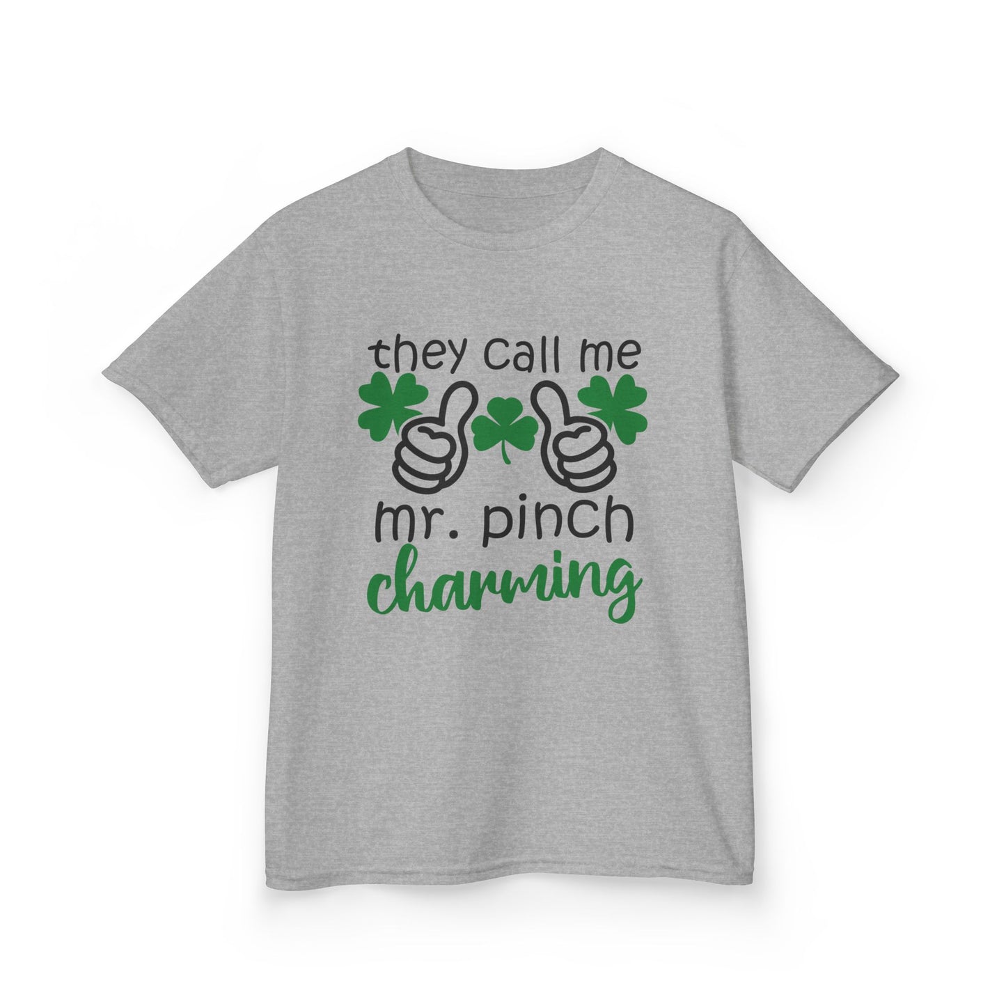 St. Patrick's Day Kids Tee - 'They Call Me Mr. Pinch Charming'