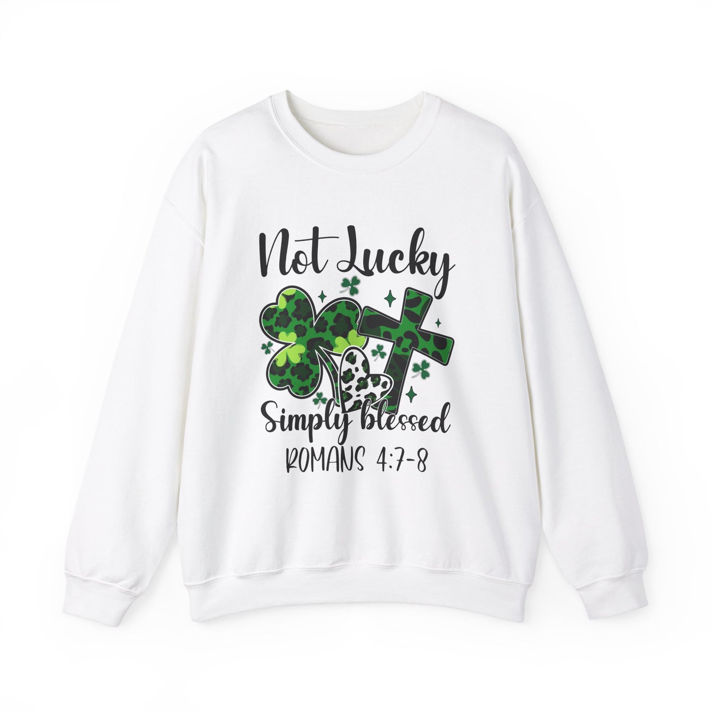 Limited Edition St. Patrick's Day Blessed Crewneck Sweatshirt - St Patrick's Day Faith Apparel