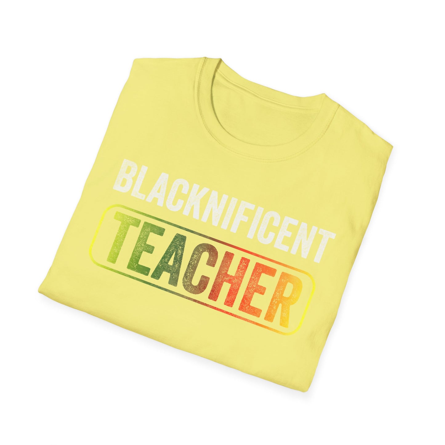 Blacknificent Teacher Unisex T-Shirt | Empowering Educator Tee | Great for Teacher's Day & Appreciation Events