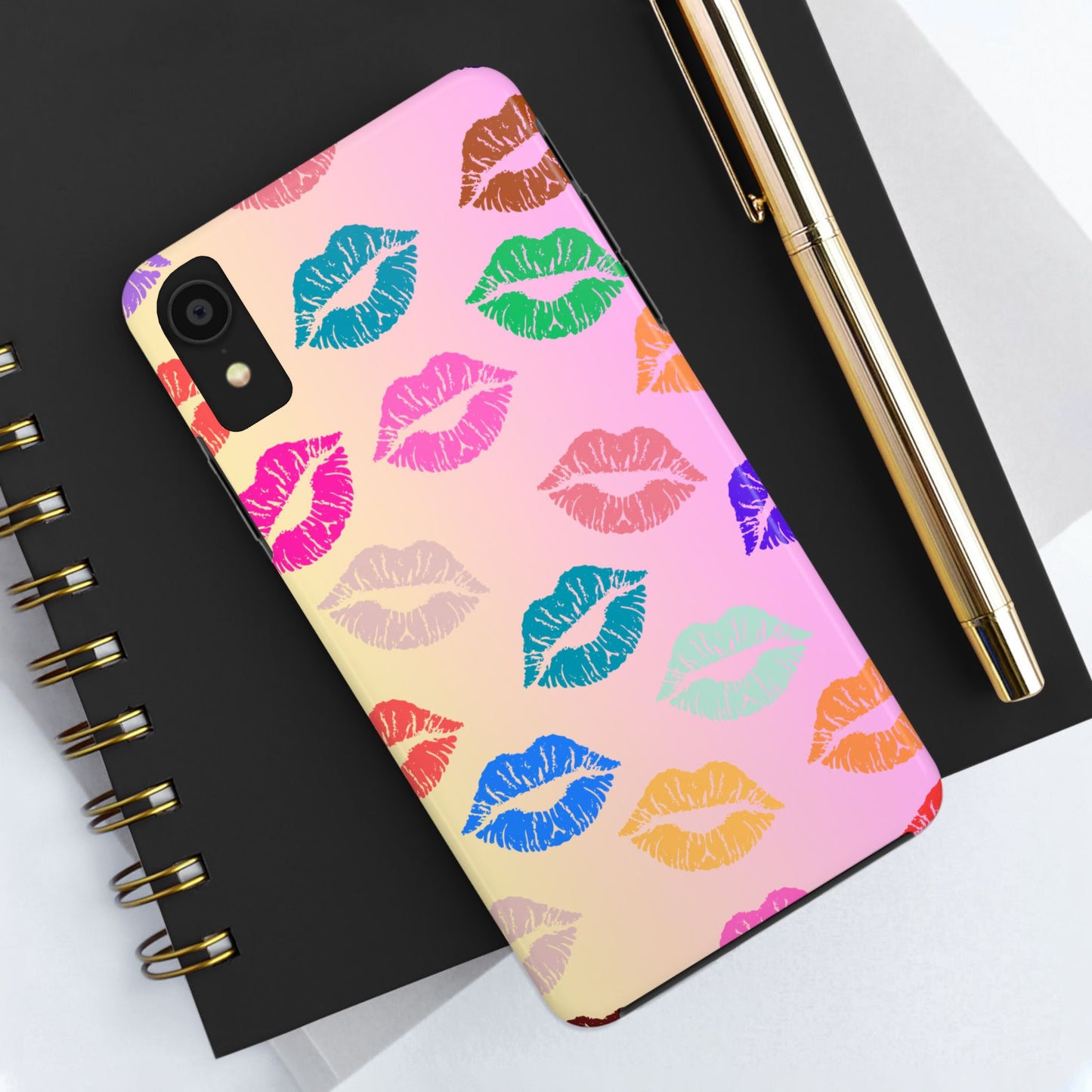 Kiss Print Tough Phone Cases Cute, Durable for Iphone