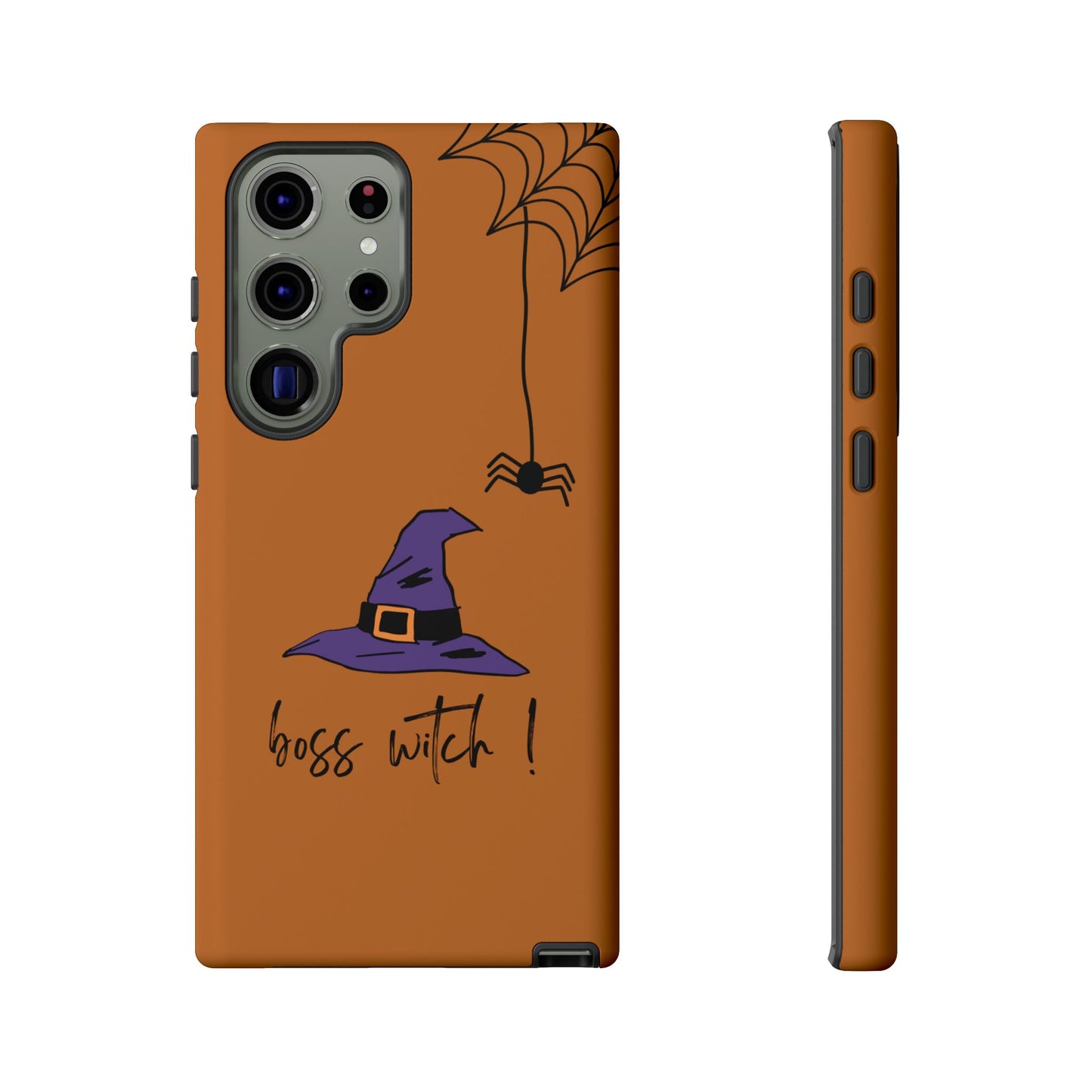 Halloween Phone Case, Boss Witch Phone Cover, Spooky Witch Design, Phone Accessory, Gift for Her, Autumn Decor, Witchy Aesthetic