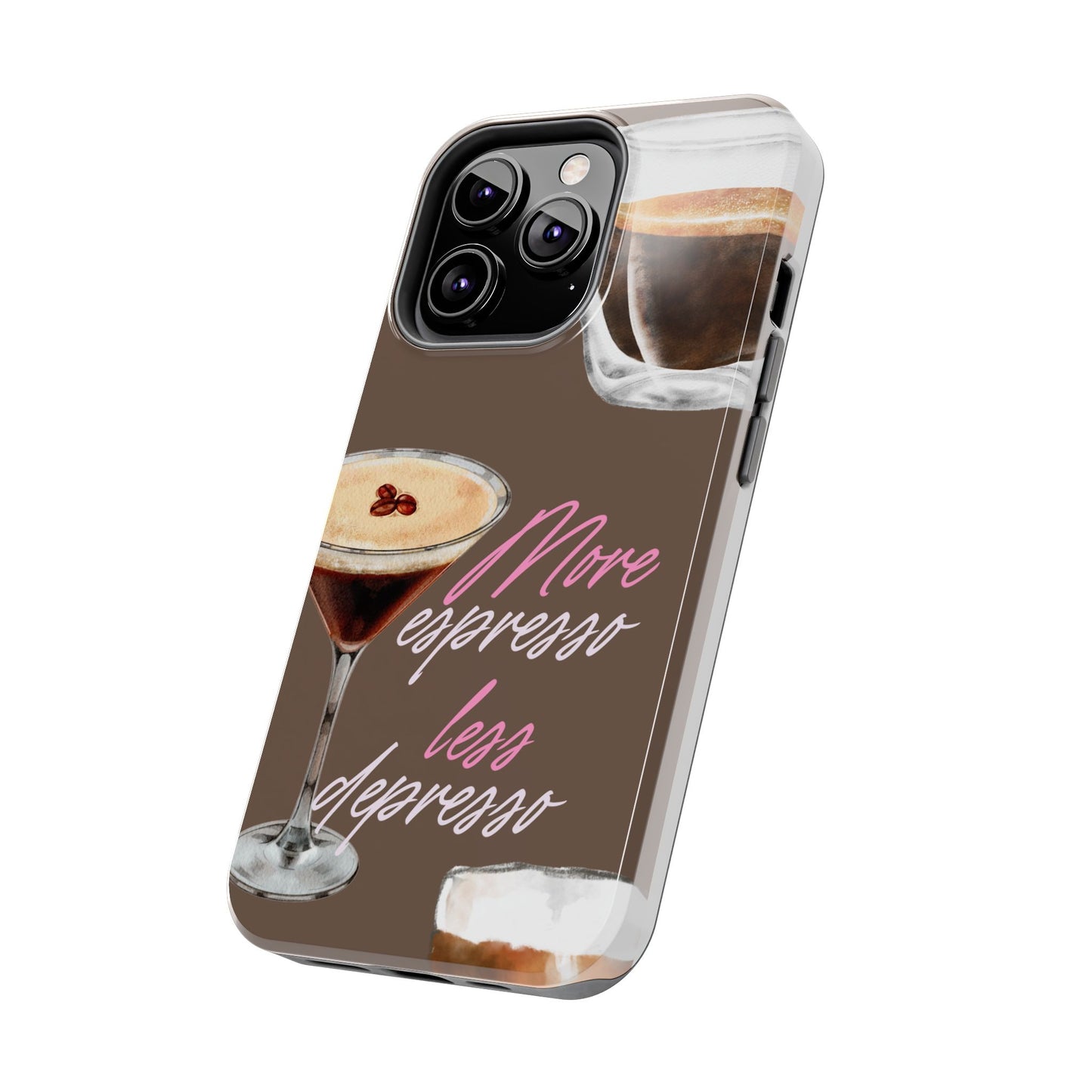 Stylish Coffee Phone Case, Espresso Lovers Gift, Cute Tough Case, Coffee Aesthetic, Phone Accessory for Baristas