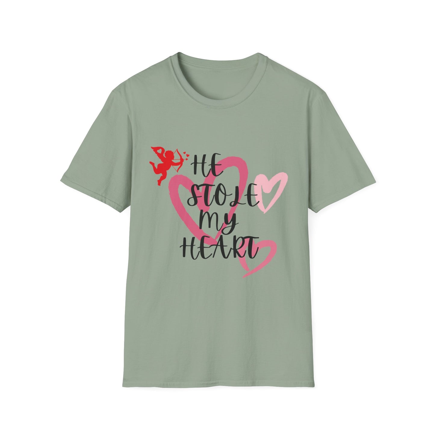 He Stole My Heart Unisex T-Shirt - Cute Valentine’s Day Couple Shift