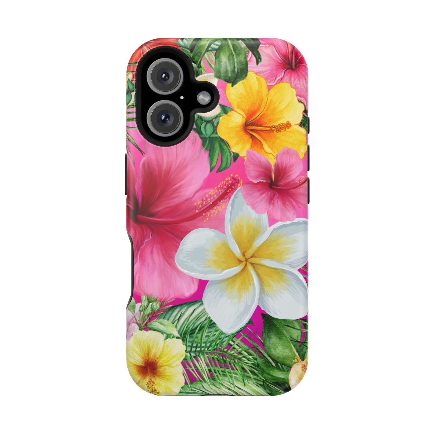 Tropical Floral MAGNETIC Phone Case - Tough, Durable, Chic Protection, Summer Vibes, Gift for Her
