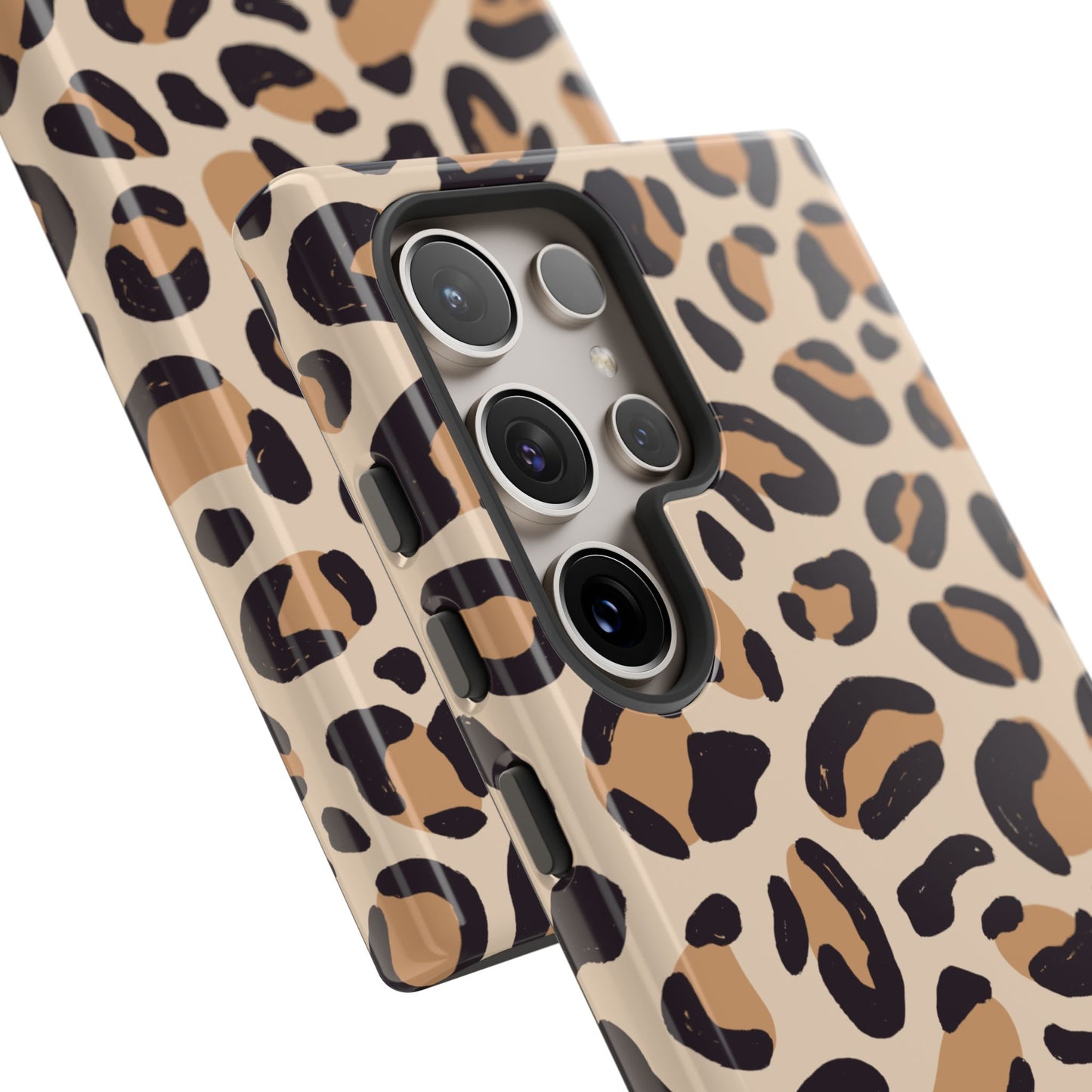Leopard Print Tough Phone Case for Samsung